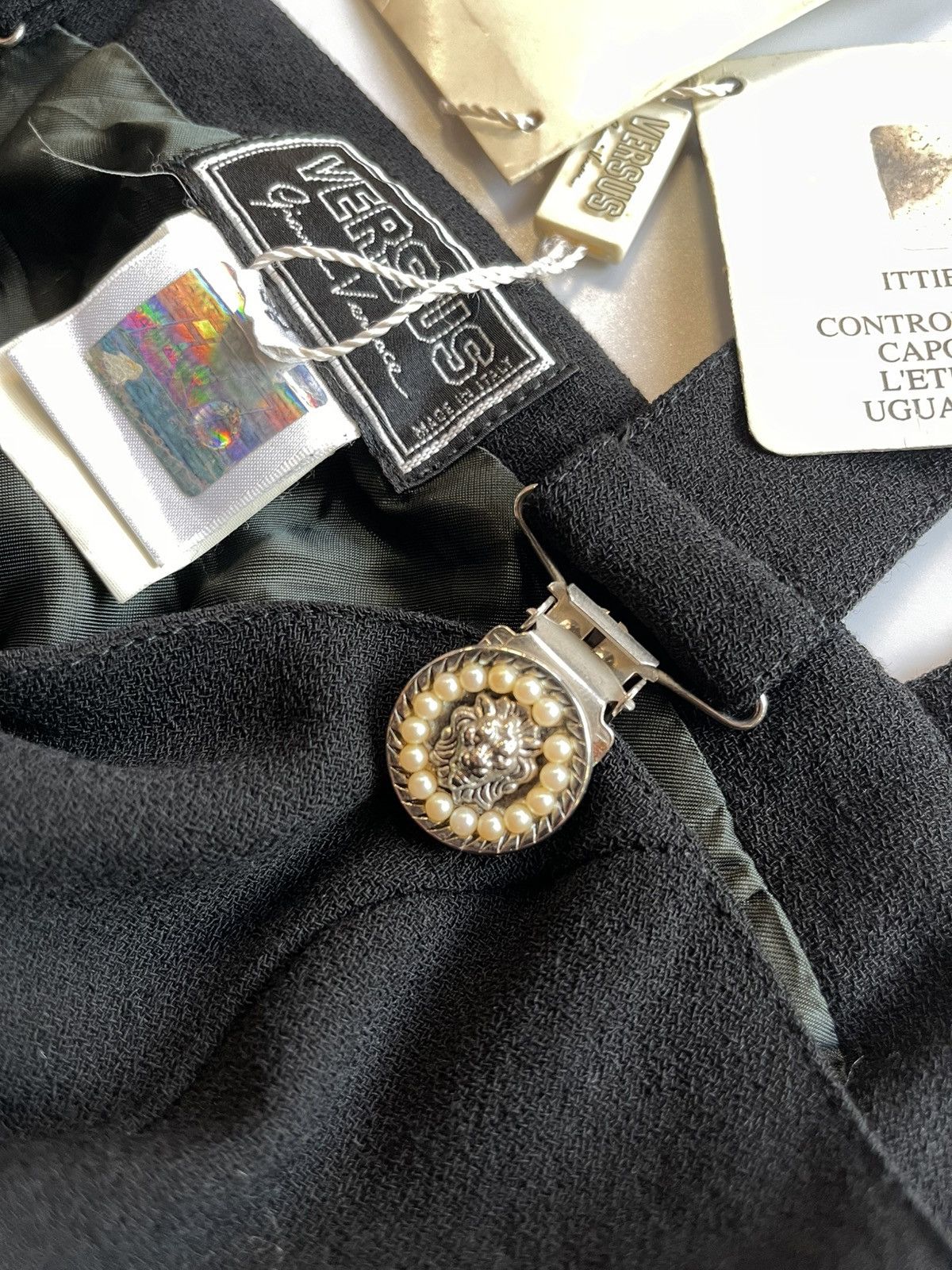 Versace Rare Item / vintage Gianni Versace mini dress w tiger strap Size S / US 4 / IT 40 - 5 Thumbnail