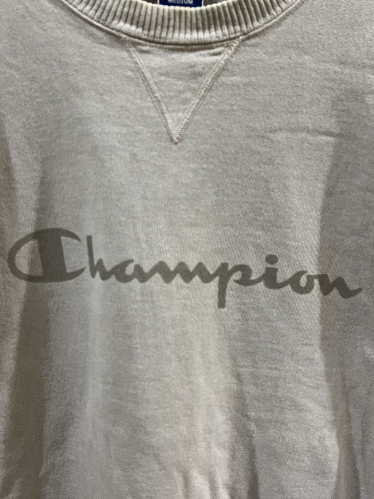Champion vintage 90s Champion with a gray embroidered spell-out logo Size US M / EU 48-50 / 2 - 3 Thumbnail
