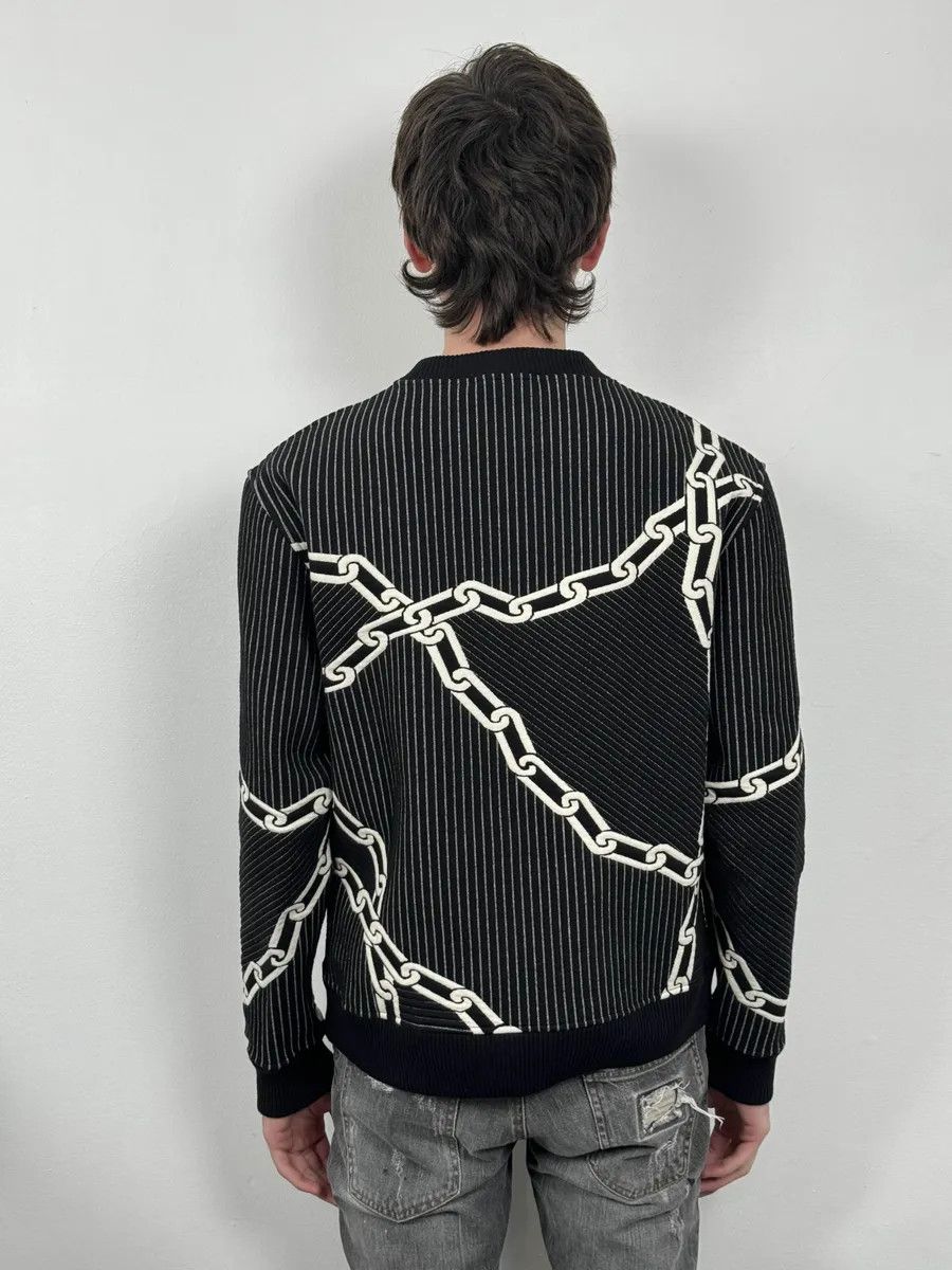 Louis Vuitton 2020 Louis Vuitton Cable 3D Jail Logo Black & White Sweater Size US S / EU 44-46 / 1 - 6 Thumbnail
