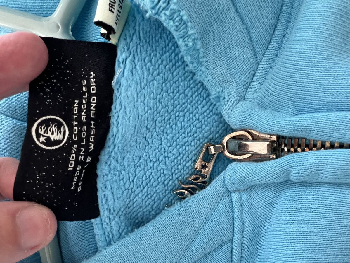 HELLSTAR Hellstar baby Blue Zip up hoodie Size US XS / EU 42 / 0 - 6 Thumbnail