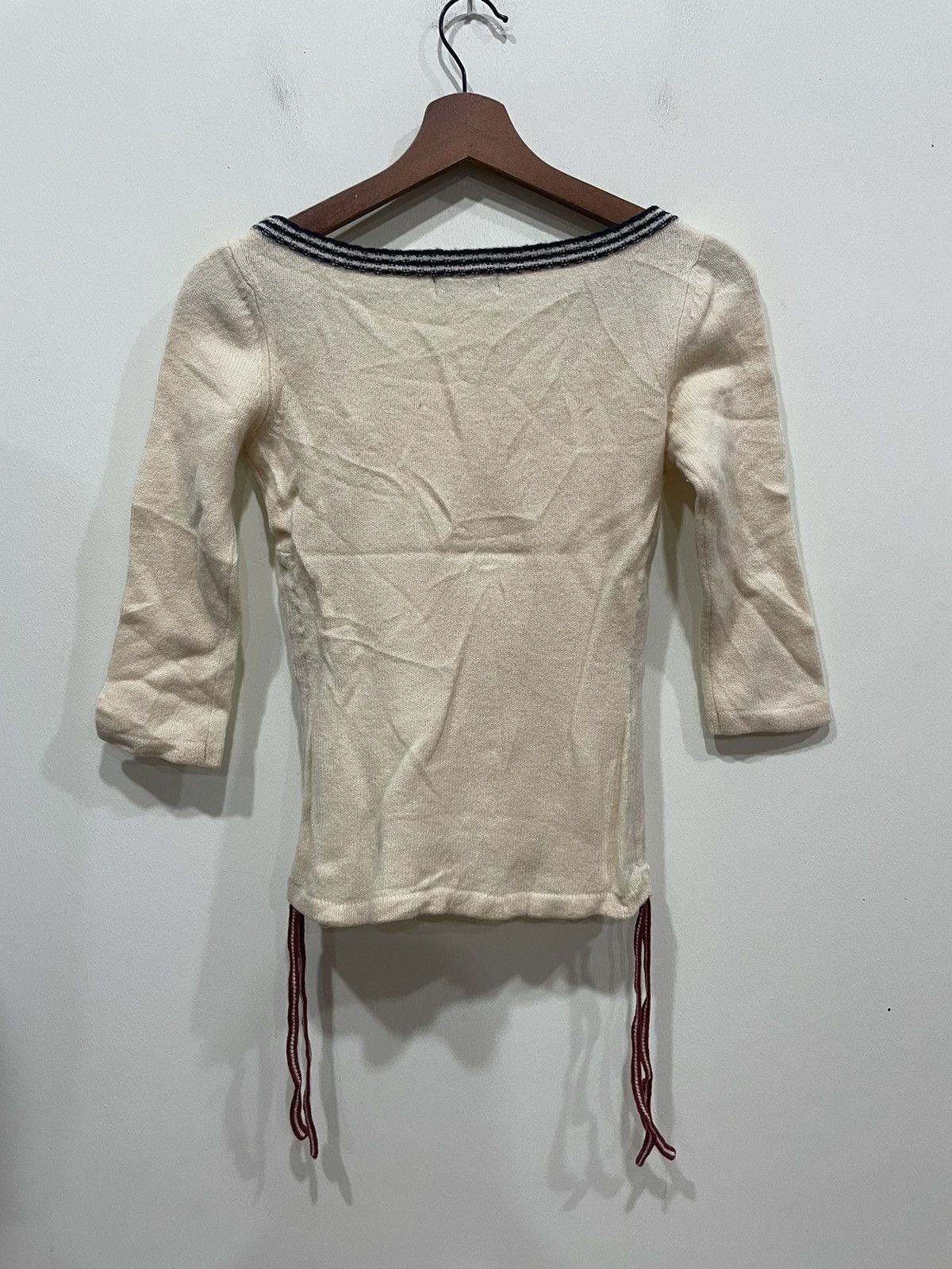 Burberry × Designer × Vintage Burberry Round Neck Blouse Size XS / US 0-2 / IT 36-38 - 2 Thumbnail