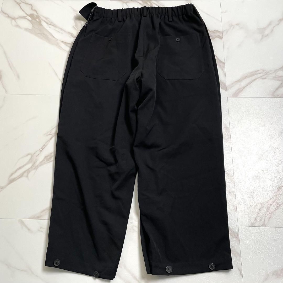 Yohji Yamamoto Yohji Yamamoto Pour Homme - Asymmetrical Buttons Wide Pants Size US 30 / EU 46 - 2 Thumbnail
