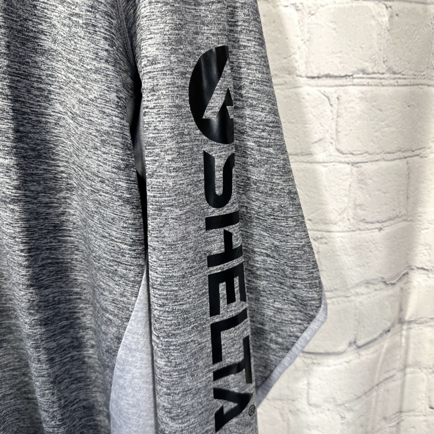Vintage Shelta Fishing Shirt Hooded XL Gray UPF 50 Outdoor Long Sleeve Heathered Size US XL / EU 56 / 4 - 2 Thumbnail