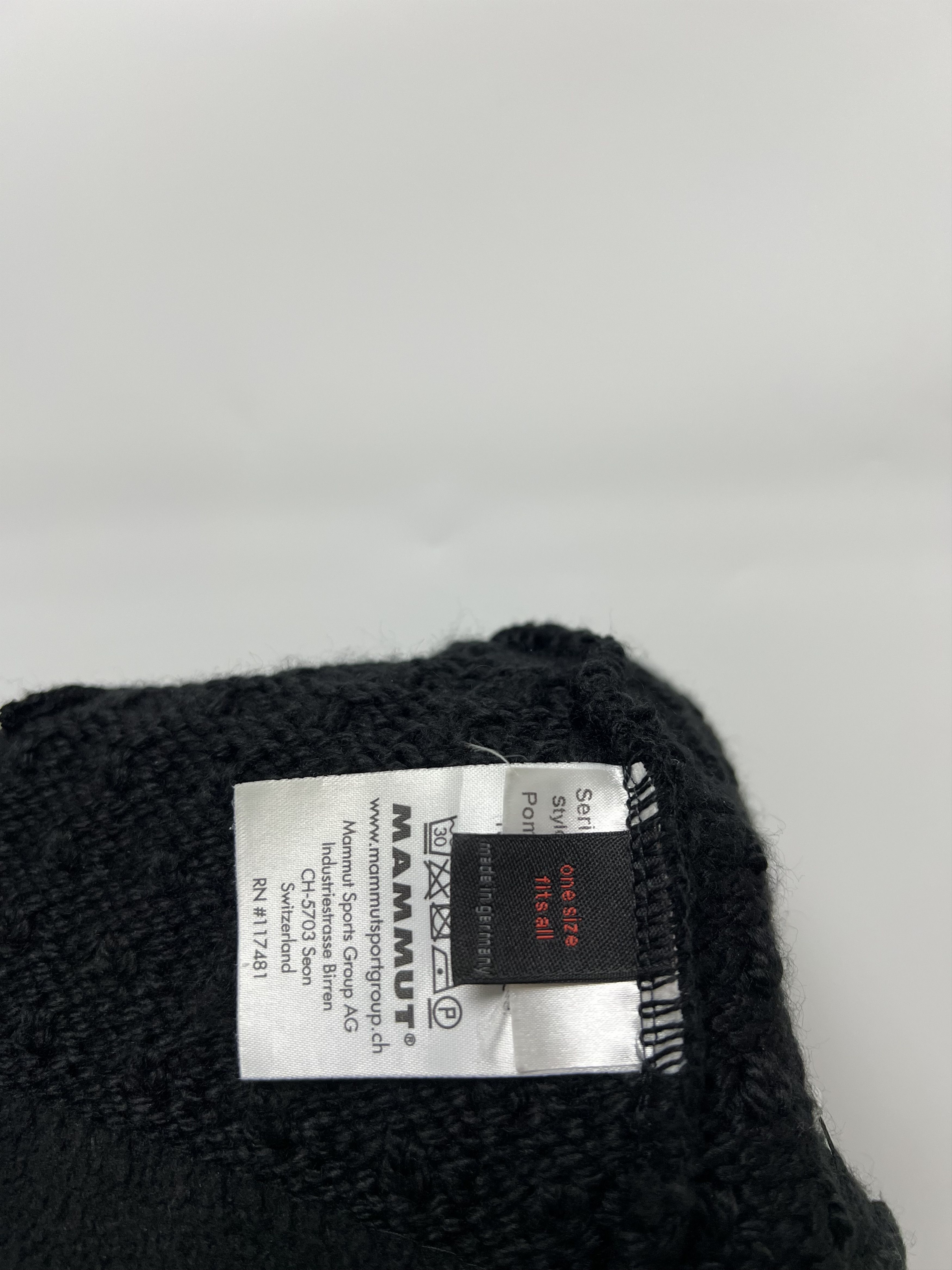 Mammut Mammut Beanie Hat Knit Pom Pom Lined Thermal Winter Outdoor Size ONE SIZE - 6 Thumbnail