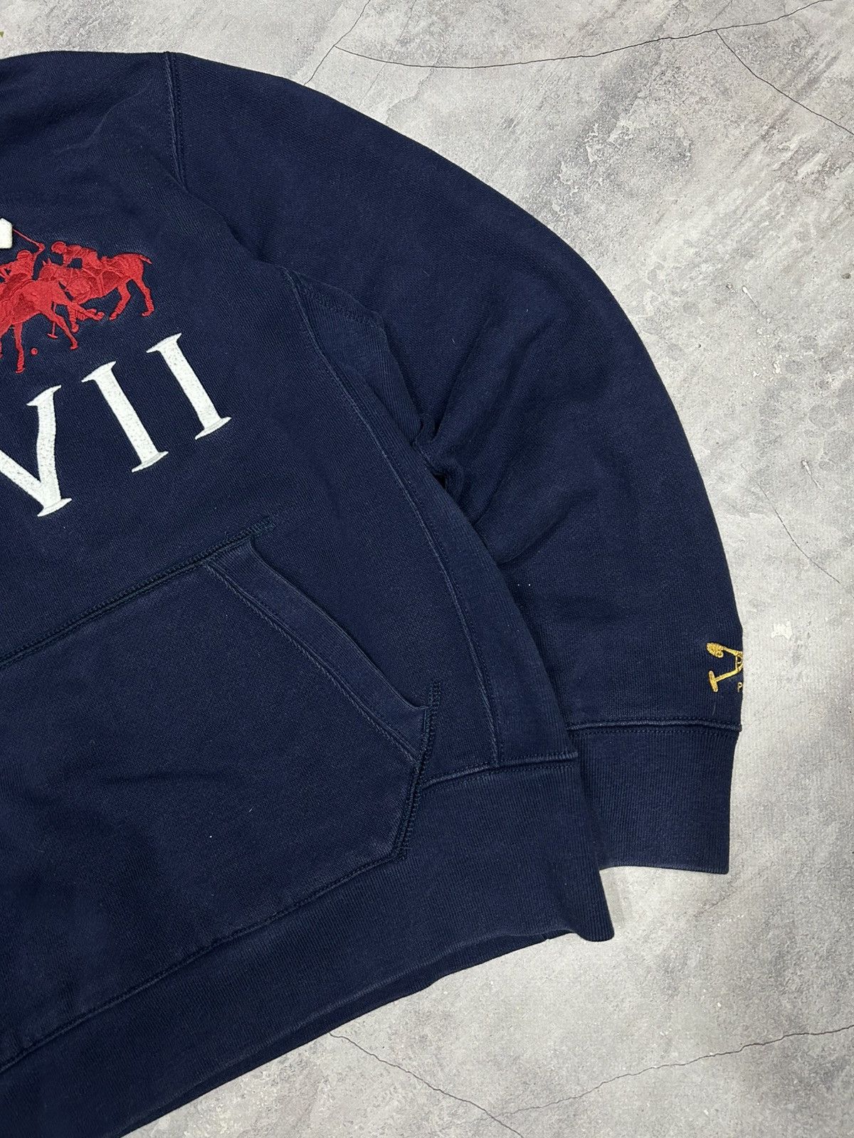Polo Ralph Lauren Polo Ralph Lauren Hoodie SBlue Double Pony LXVII 3 Men's Size US M / EU 48-50 / 2 - 5 Thumbnail