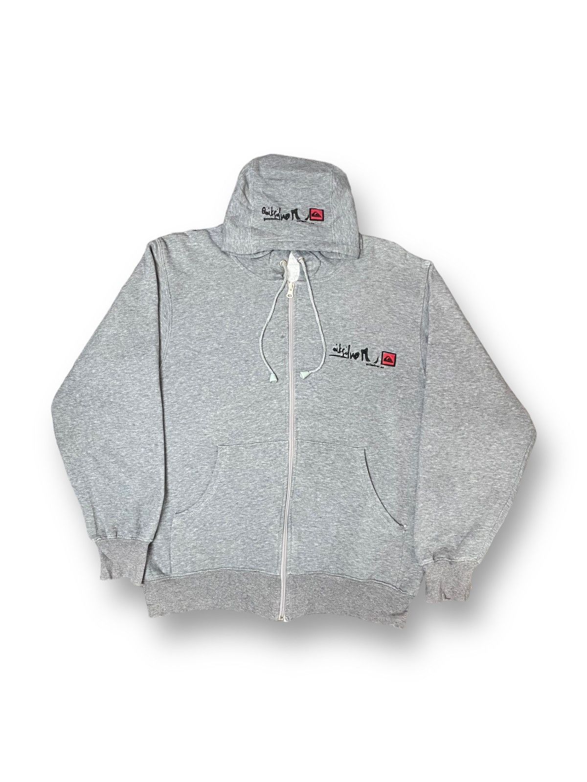 Quiksilver VINTAGE TULTEX X QUIKSILVER SURFING HOODIES GRAY Size US M / EU 48-50 / 2 - 1 Thumbnail