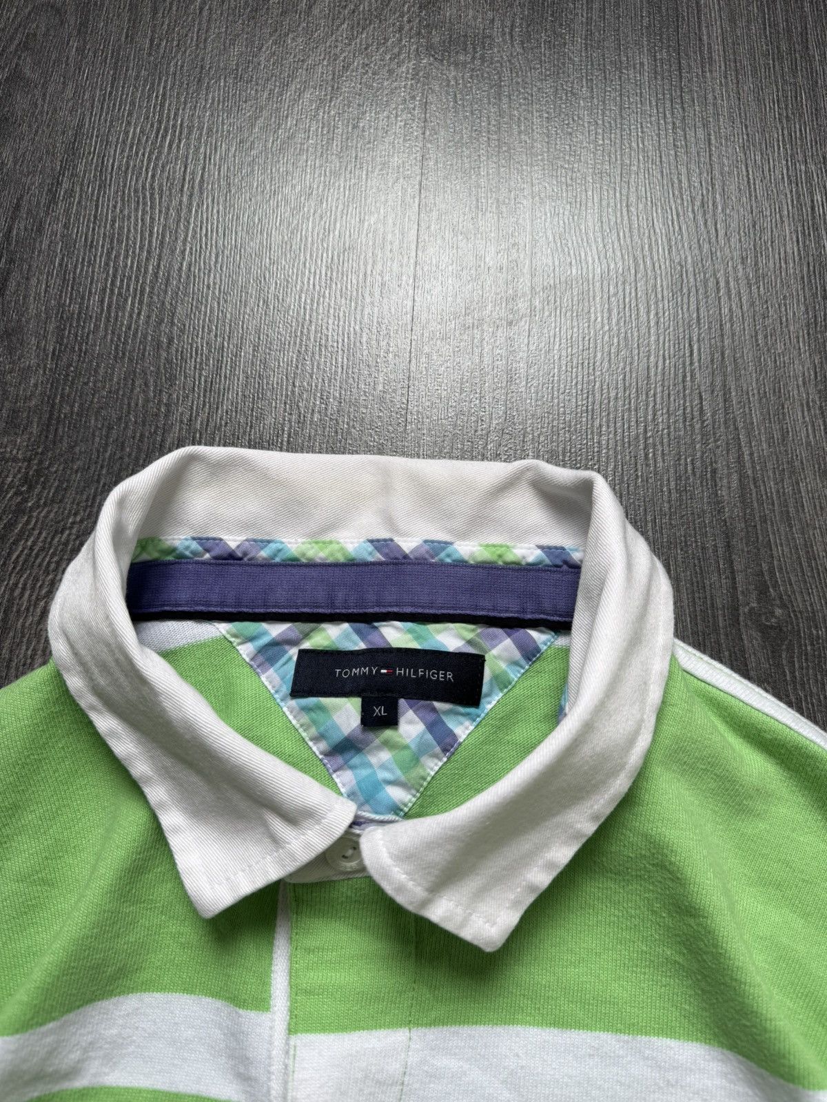 Tommy Hilfiger × Vintage Y2K Tommy Hilfiger Vintage Rugby Long Sleeve Size US XL / EU 56 / 4 - 5 Thumbnail