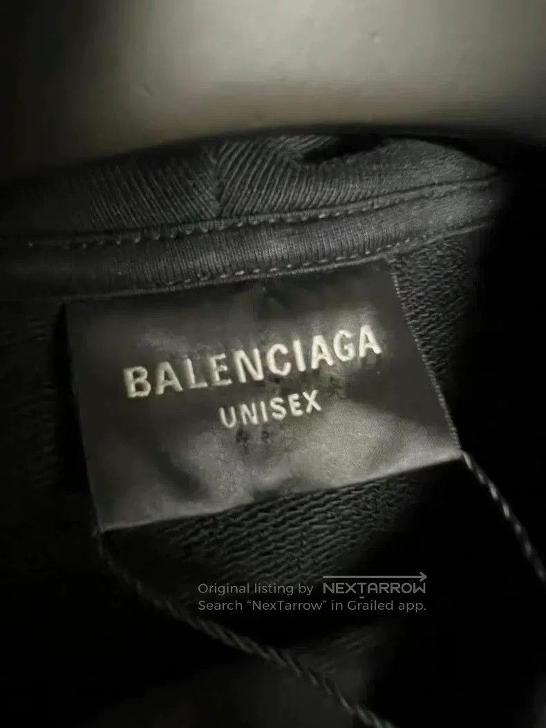 Balenciaga Balenciaga Cola Tape Hoodie Size US S / EU 44-46 / 1 - 3 Thumbnail