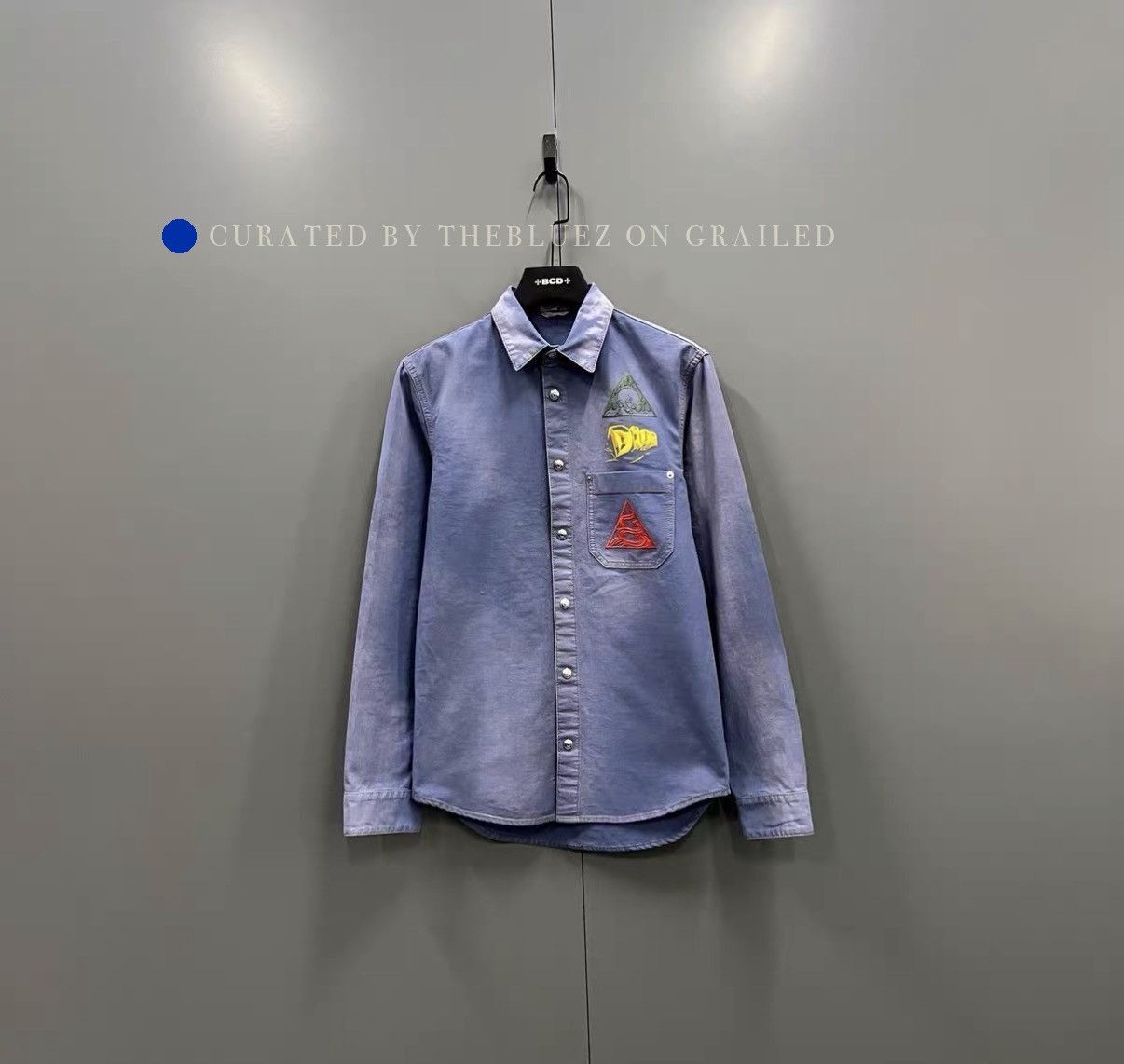 Dior Vintage Washed Logo Embroidered Shirt Size US XS / EU 42 / 0 - 1 Thumbnail