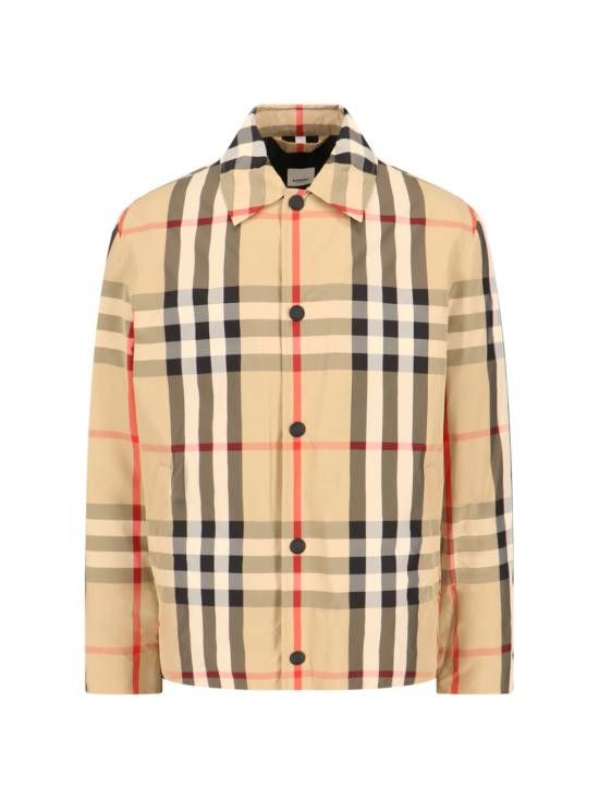 Burberry BURBERRY Men Long Tops 8070347 A7028 Beige Size US L / EU 52-54 / 3 - 1 Thumbnail