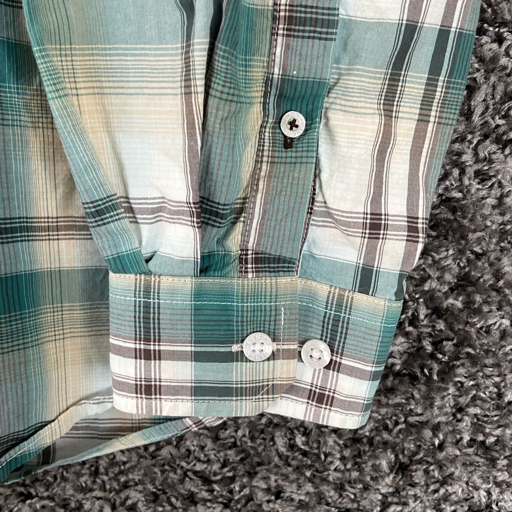 Vintage CINCH Shirt Mens Plaid Long Sleeve Button-Up Snap Green Size M Adult Regular Men’s Size US M / EU 48-50 / 2 - 3 Thumbnail