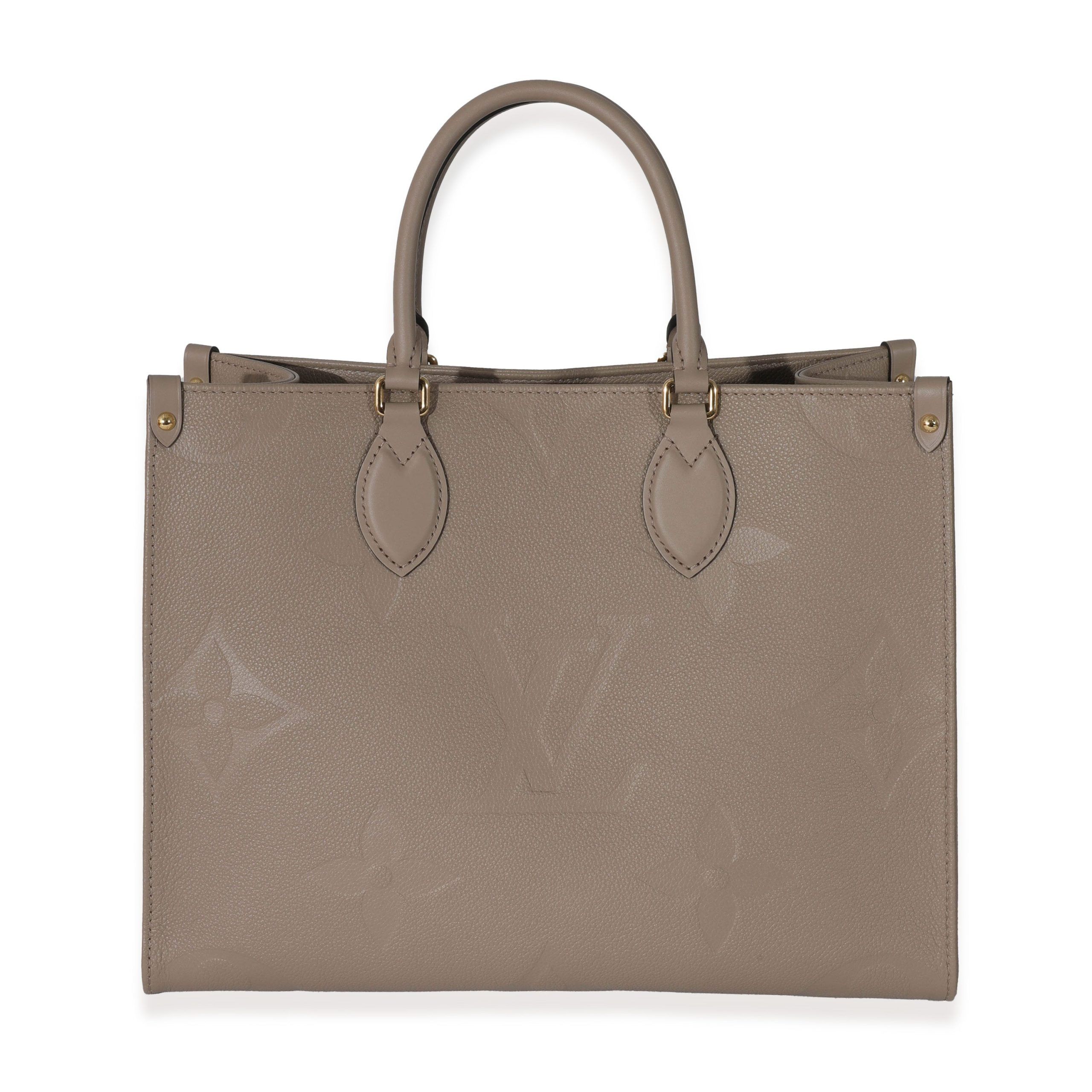 Louis Vuitton Turtledove Monogram Empreinte Onthego MM
