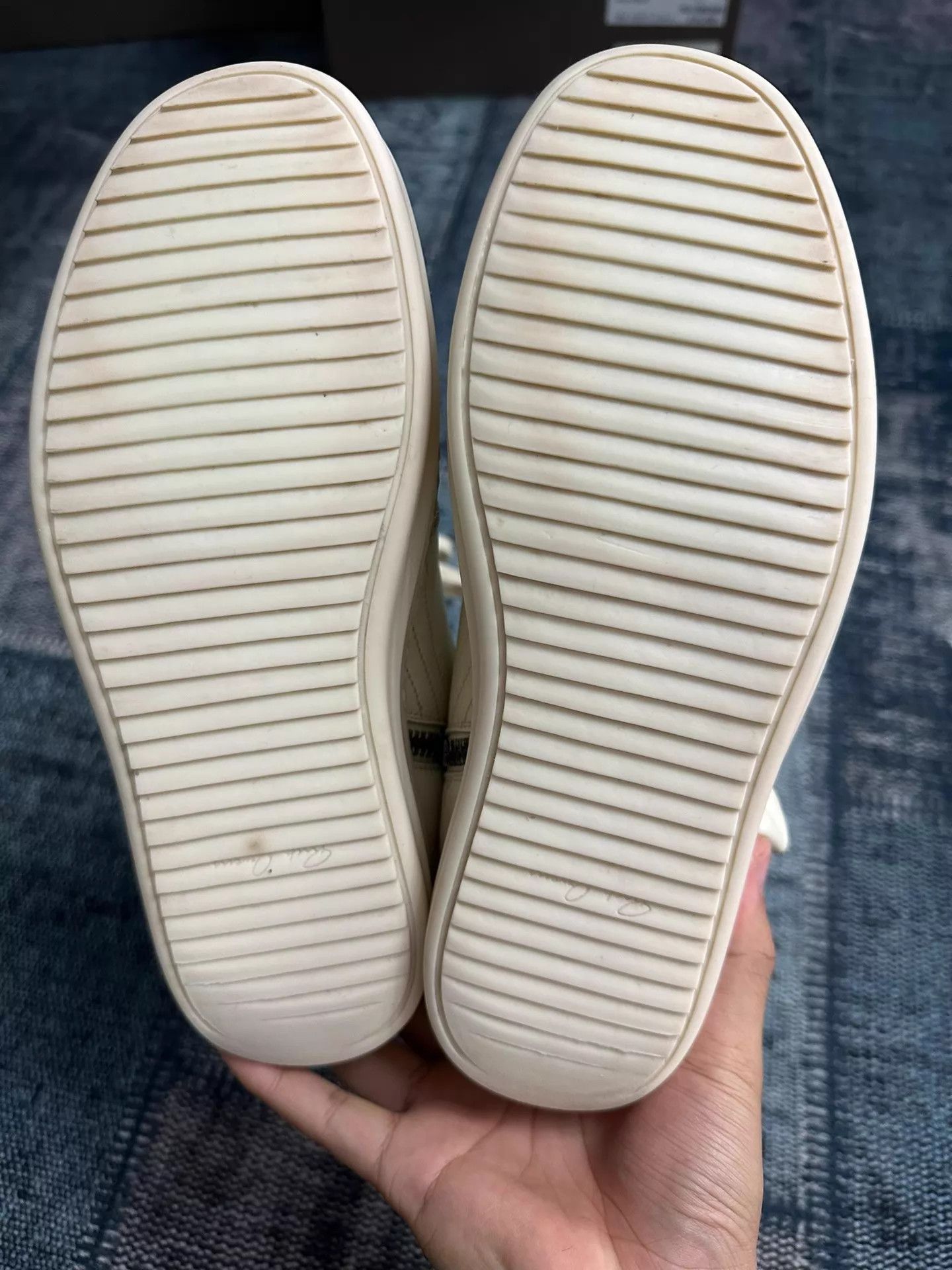 Rick Owens Rick Owens Cargo Basket White Hi-Top Boots W39 Size US 8.5 / IT 38.5 - 7 Thumbnail