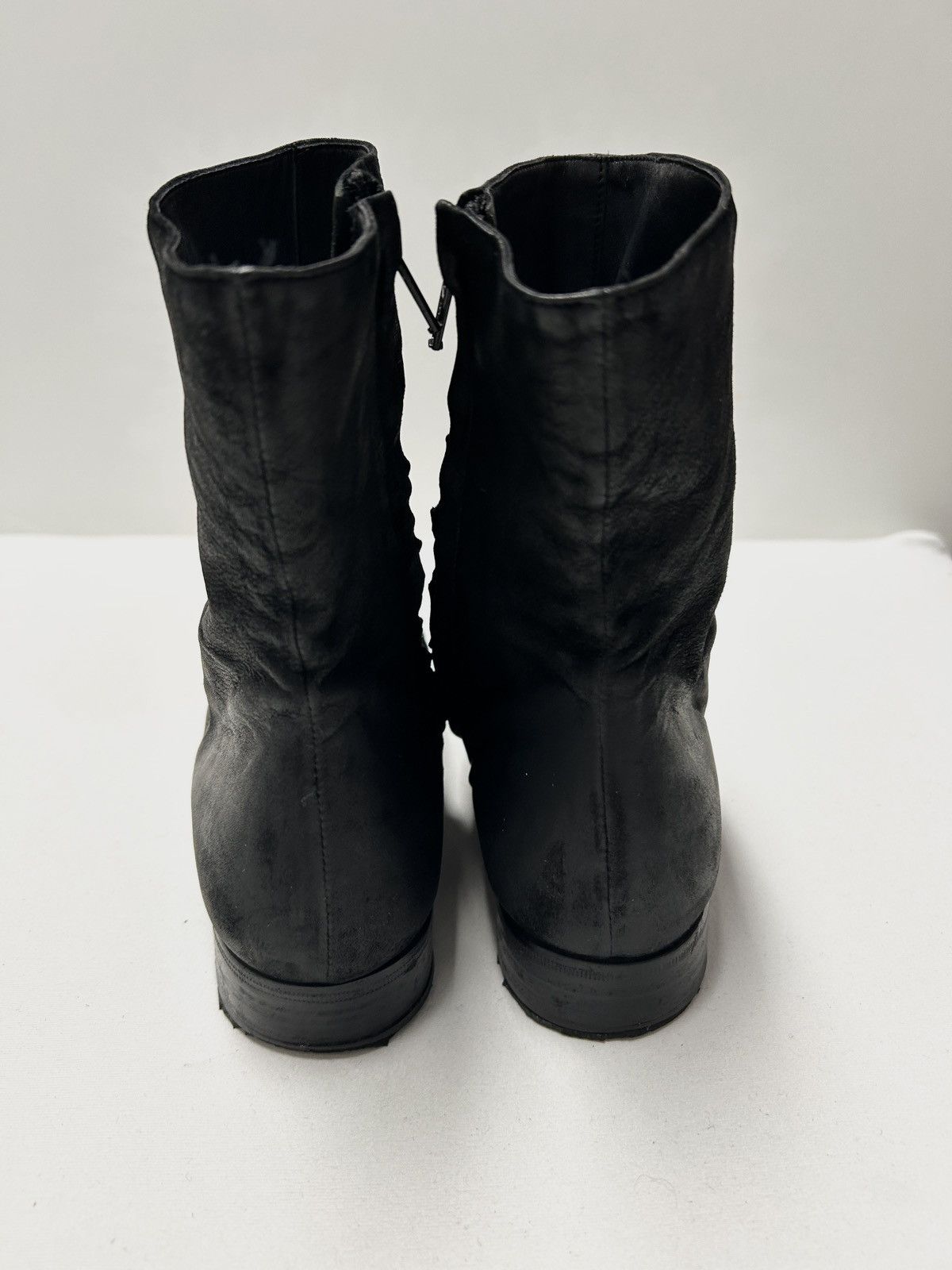 Jil Sander FW2003 Side Zip Horse Leather Boots Size US 8 / EU 41 - 5 Thumbnail