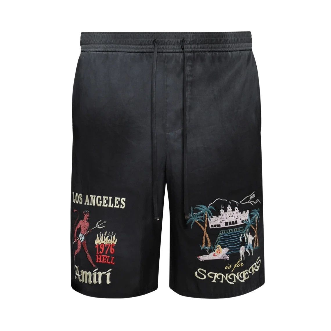 Amiri Amiri Sinners Short Black Size US 36 / EU 52 - 1 Thumbnail
