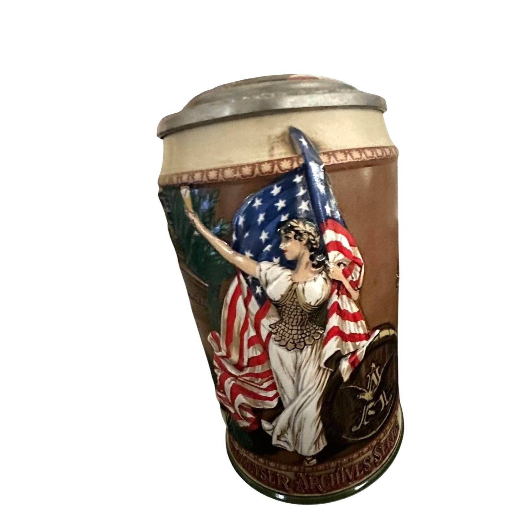 Budweiser Budweiser Archive Series Beer Stein 1983 Colombian Expositio Size ONE SIZE - 3 Thumbnail