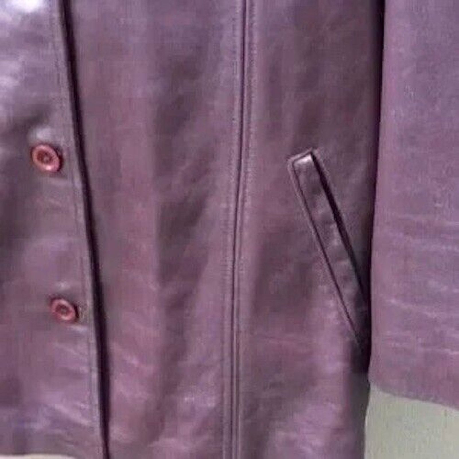 Other Ladies Leather Jacket Color- Brown/Burgundy Sz-X Large Size XL / US 12-14 / IT 48-50 - 7 Thumbnail