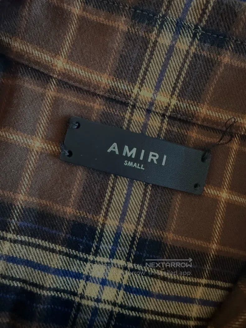 Amiri Amiri Plaid Oversize Long Sleeve Shirt Size US S / EU 44-46 / 1 - 4 Thumbnail