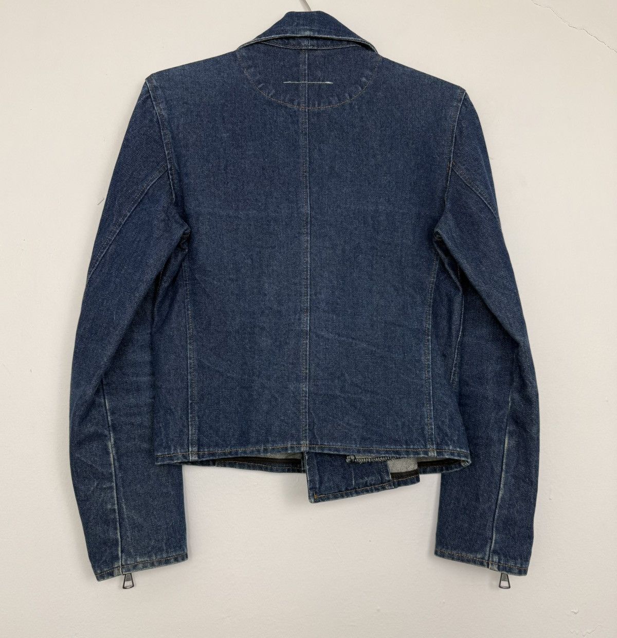 Maison Margiela Vintage Maison Margiela Denim Biker Jacket Size US XS / EU 42 / 0 - 2 Thumbnail