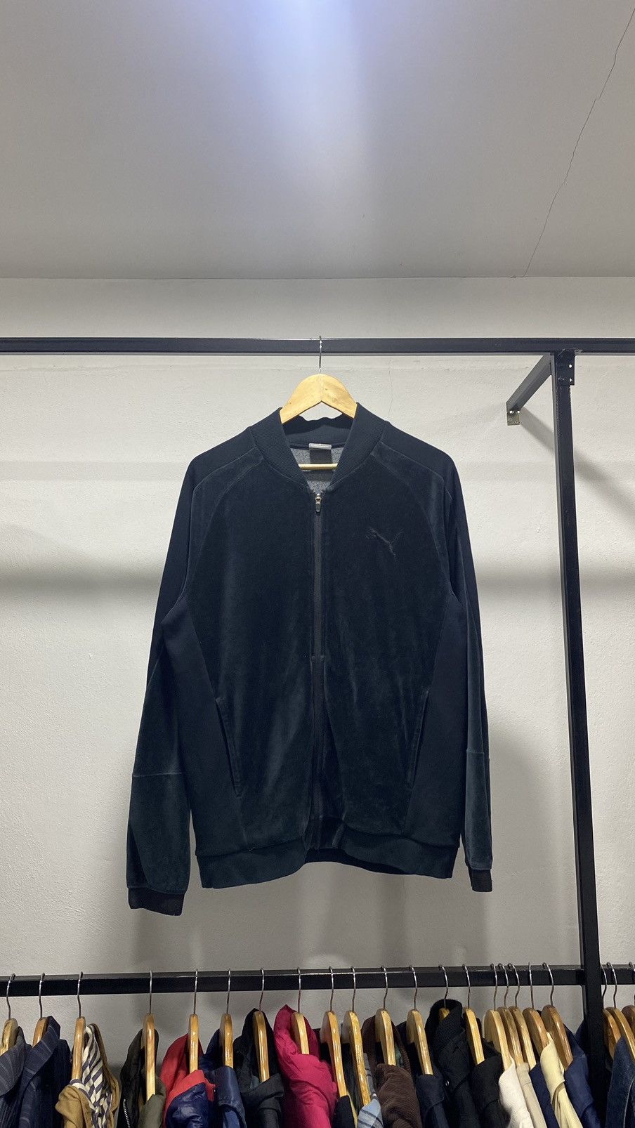 Puma × Velvet × Vintage Puma Velvet Zipper Sweatshirt Size US L / EU 52-54 / 3 - 2 Thumbnail