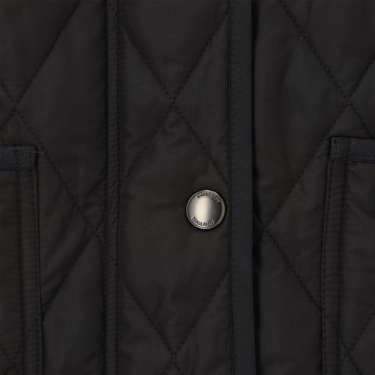 Burberry o1w1db10426 Quilted Long Jacket in Black Size XXS / US 00 / IT 34 - 5 Thumbnail