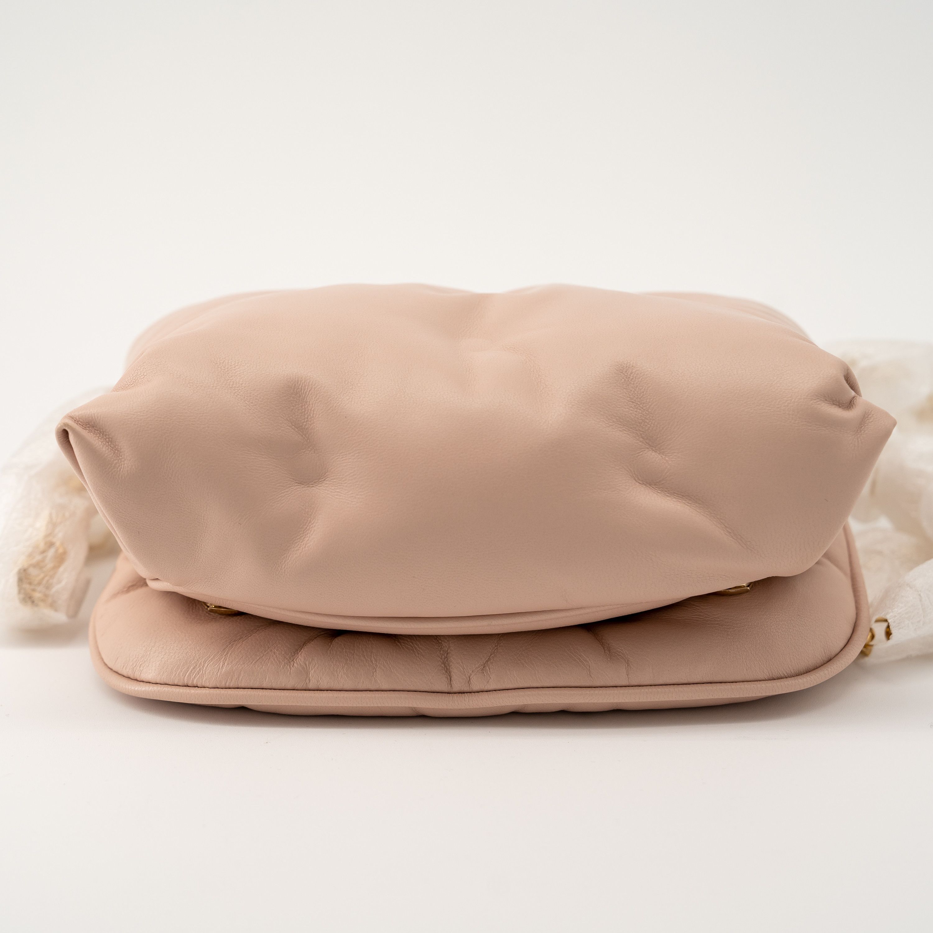 Maison Margiela Maison Margiela Pink Small Glam Slam Bag Chain Leather Size ONE SIZE - 5 Thumbnail