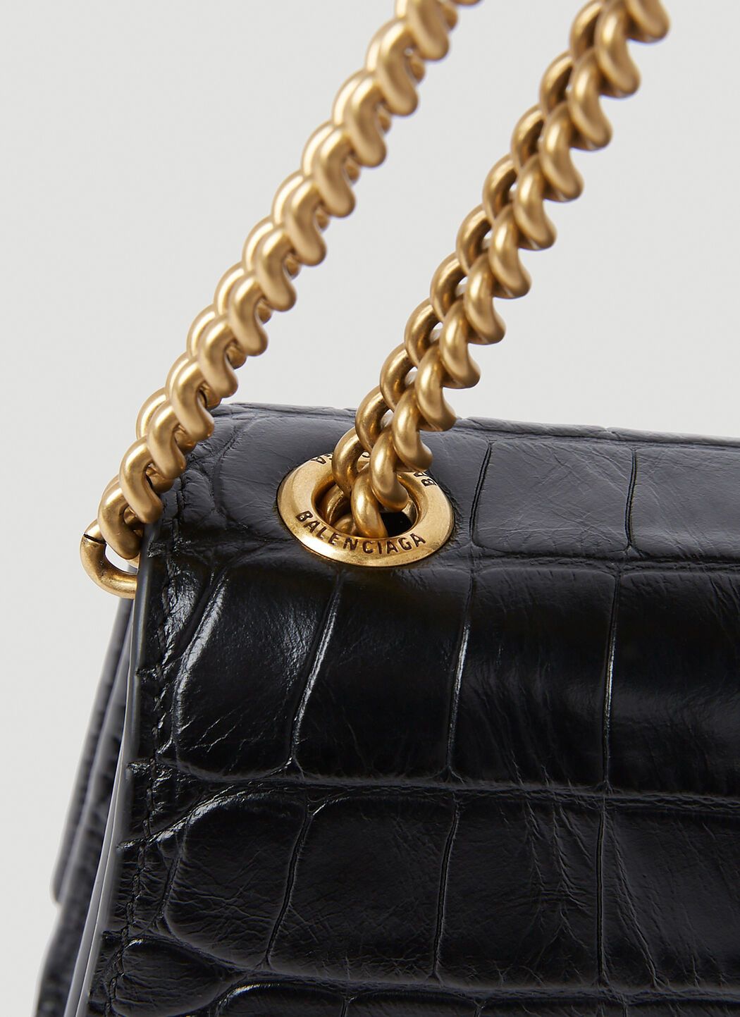Balenciaga o1bcso1str0325 Size: OS / Crush XS Chain Bag Crocodile Size ONE SIZE - 6 Thumbnail