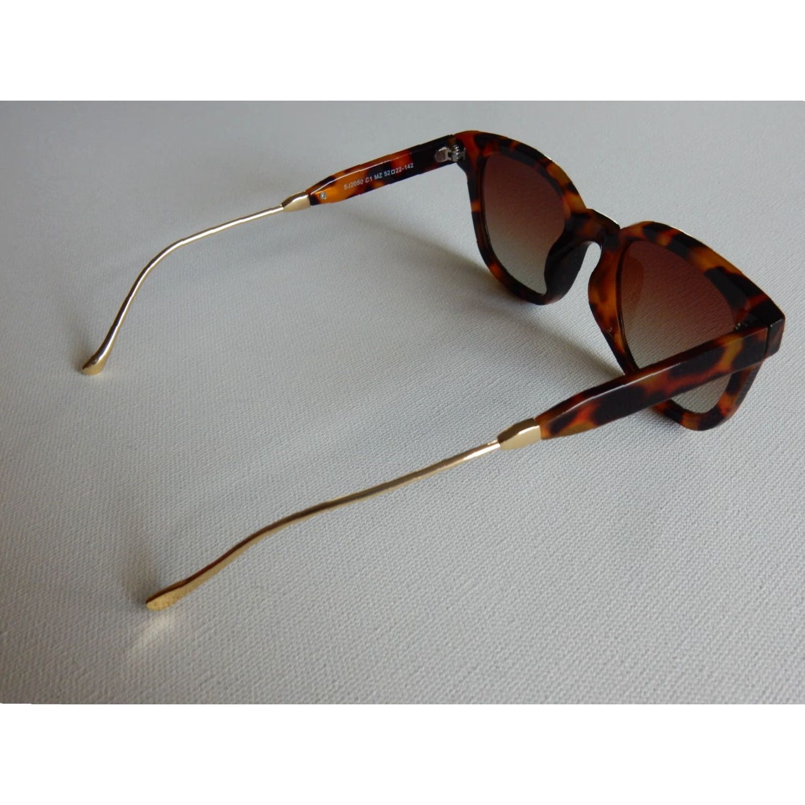 Vintage VINTAGE Sojos Women's Sunglasses Brown 52x22mm C1 UV Protection Size ONE SIZE - 3 Thumbnail