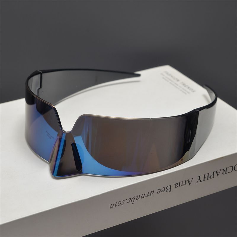 VIBE Hip-hop Street ins style custom avant-garde sunglasses Size ONE SIZE - 4 Thumbnail
