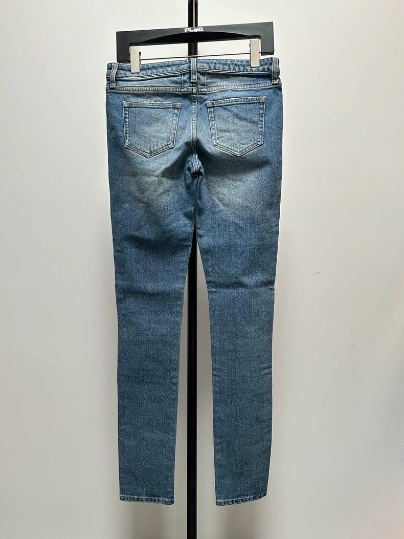 Saint Laurent Paris Saint Laurent Blue Ripped Denim Pants Size 3-2507 Size US 30 / EU 46 - 3 Thumbnail