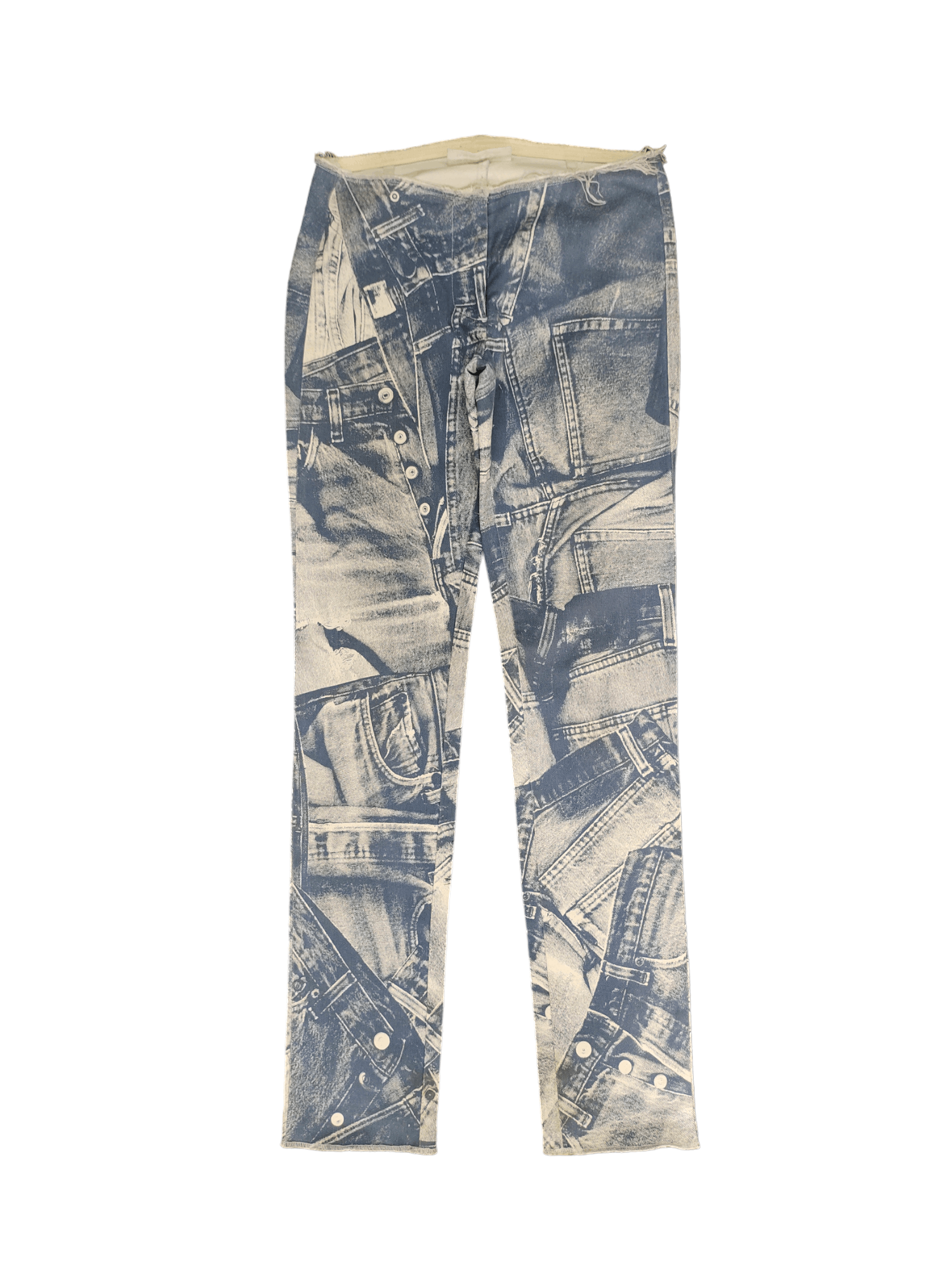 Maison Margiela Rare Vintage Maison Margiela Printed Skinny Pants Size 27" / US 4 / IT 40 - 1 Thumbnail