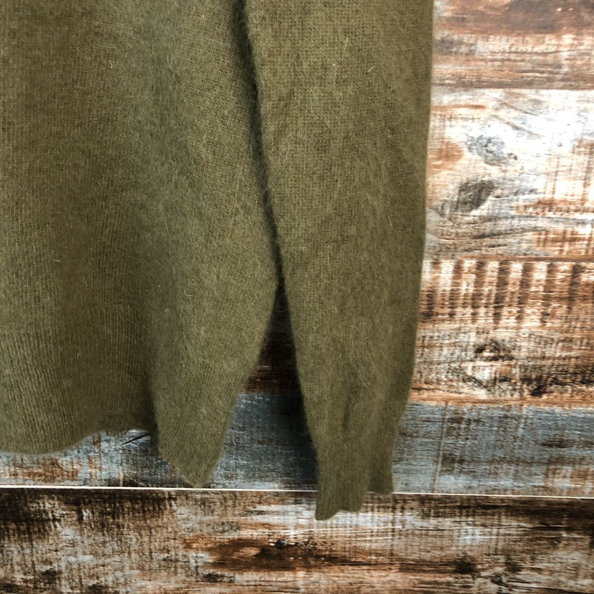 Homespun Knitwear × Japanese Brand Japanese Brand vintage Green Knitwear #A2249 Size US S / EU 44-46 / 1 - 14 Thumbnail