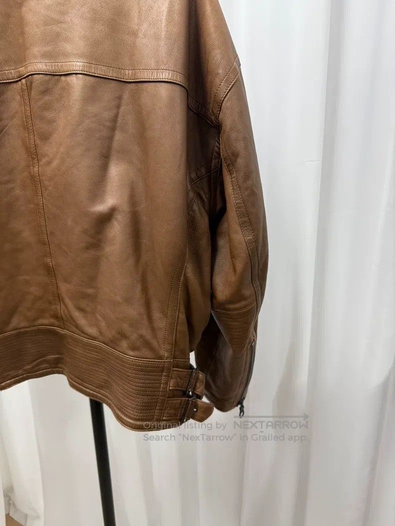 Issey Miyake Issey Miyake Leather jacket, brown Size US S / EU 44-46 / 1 - 5 Thumbnail