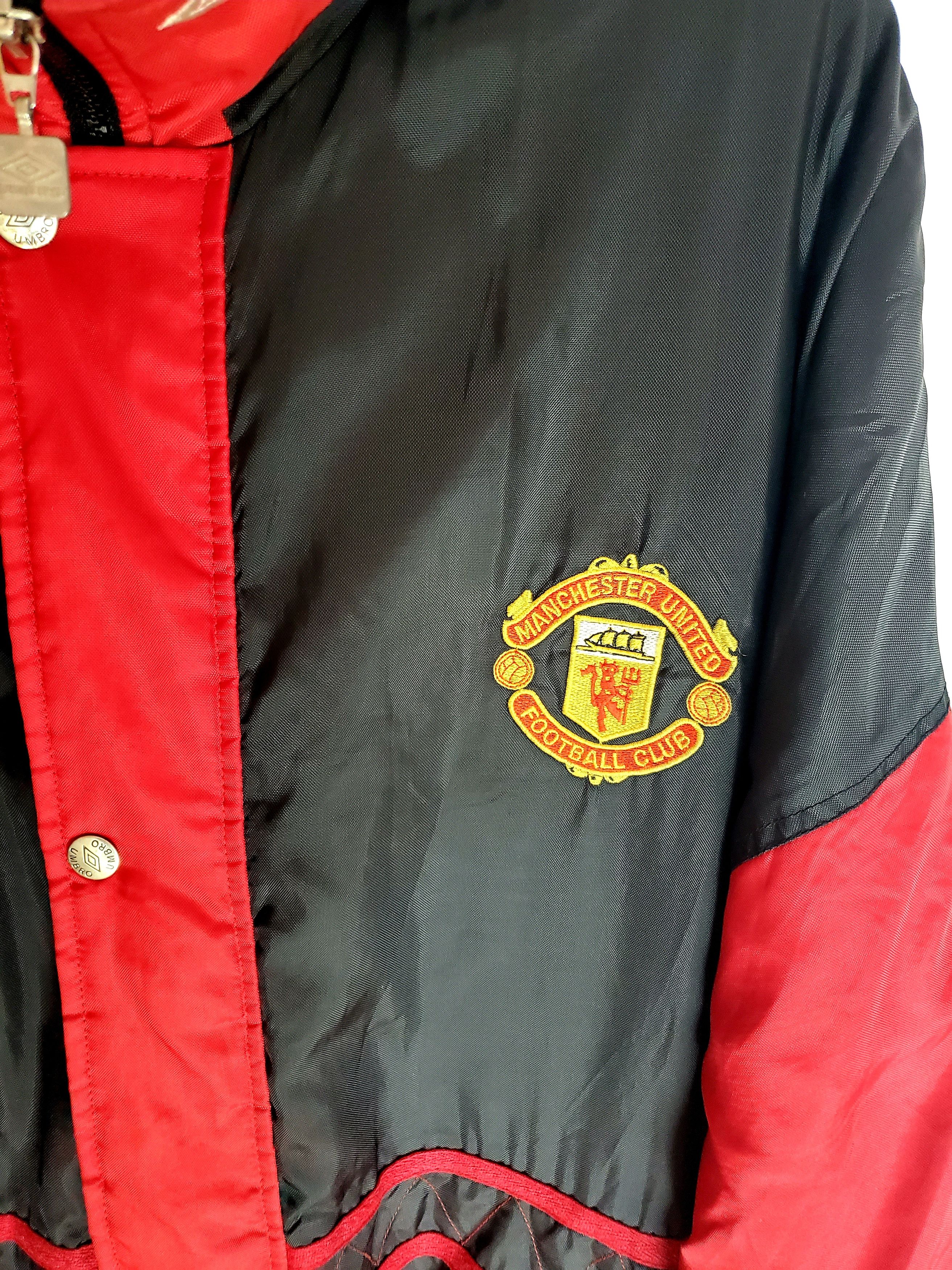 Umbro Manchester United Football Coat 1994/96 Alex Ferguson L Size US L / EU 52-54 / 3 - 2 Thumbnail