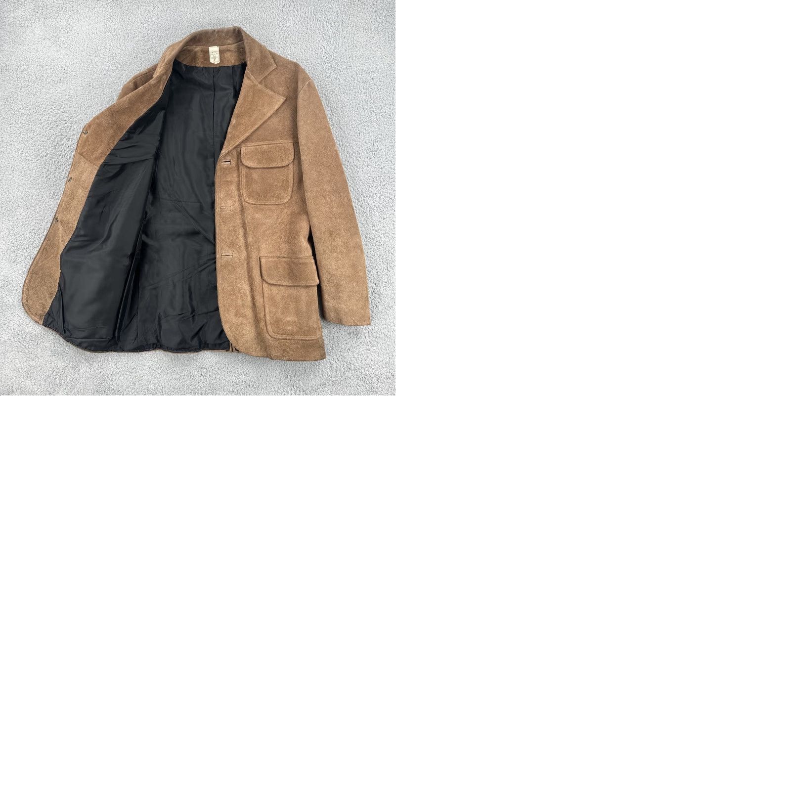 Vintage VINTAGE Leather & Suede Jacket Western Wear Heavy Duty Cowboy Brown L Mens 1970s Rockabilly Size US L / EU 52-54 / 3 - 12 Thumbnail