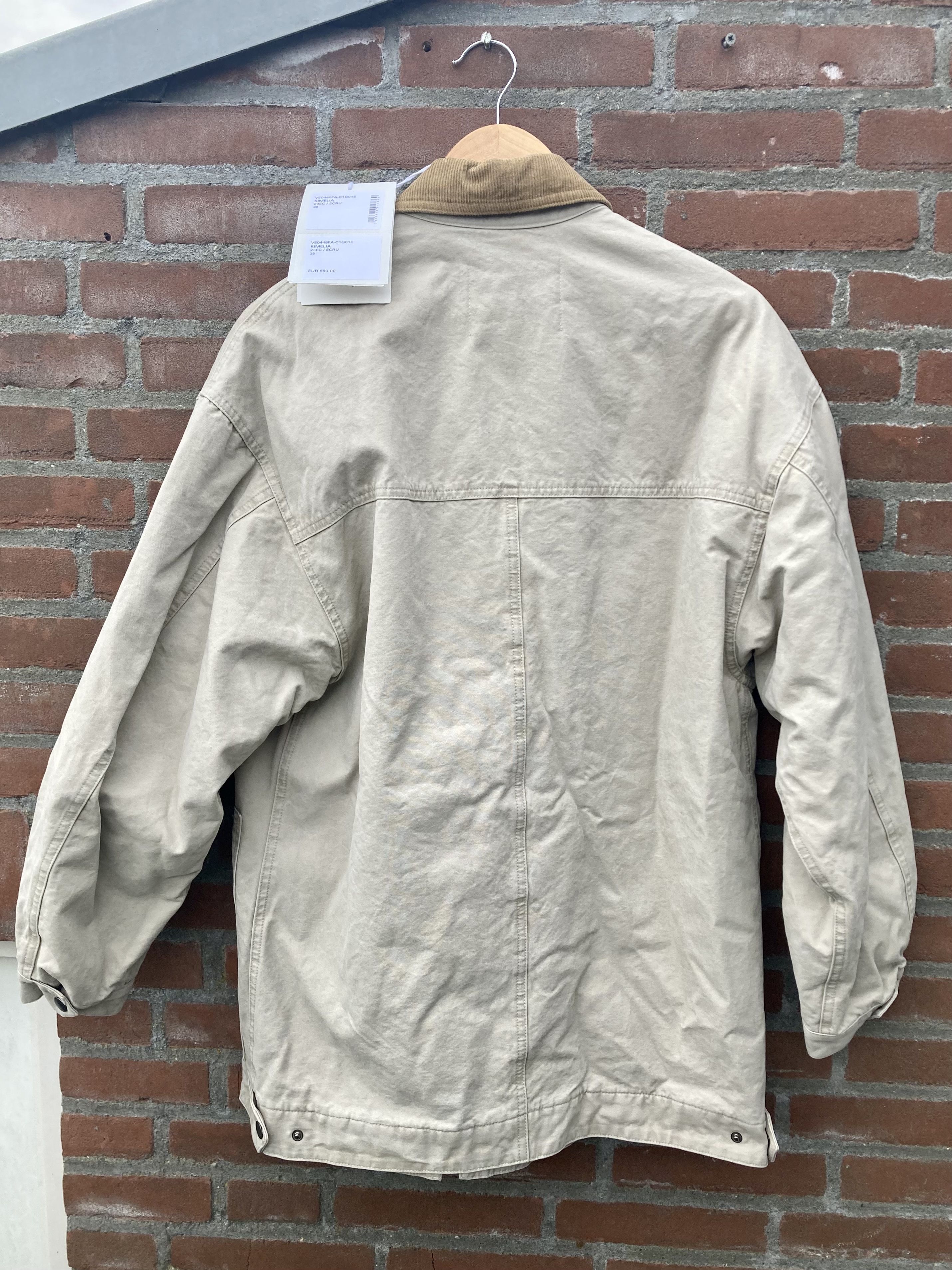 Isabel Marant Etoile Isabel Marant Etoile Kimelia ecru jacket 38 corduroy new Size XS / US 0-2 / IT 36-38 - 5 Thumbnail