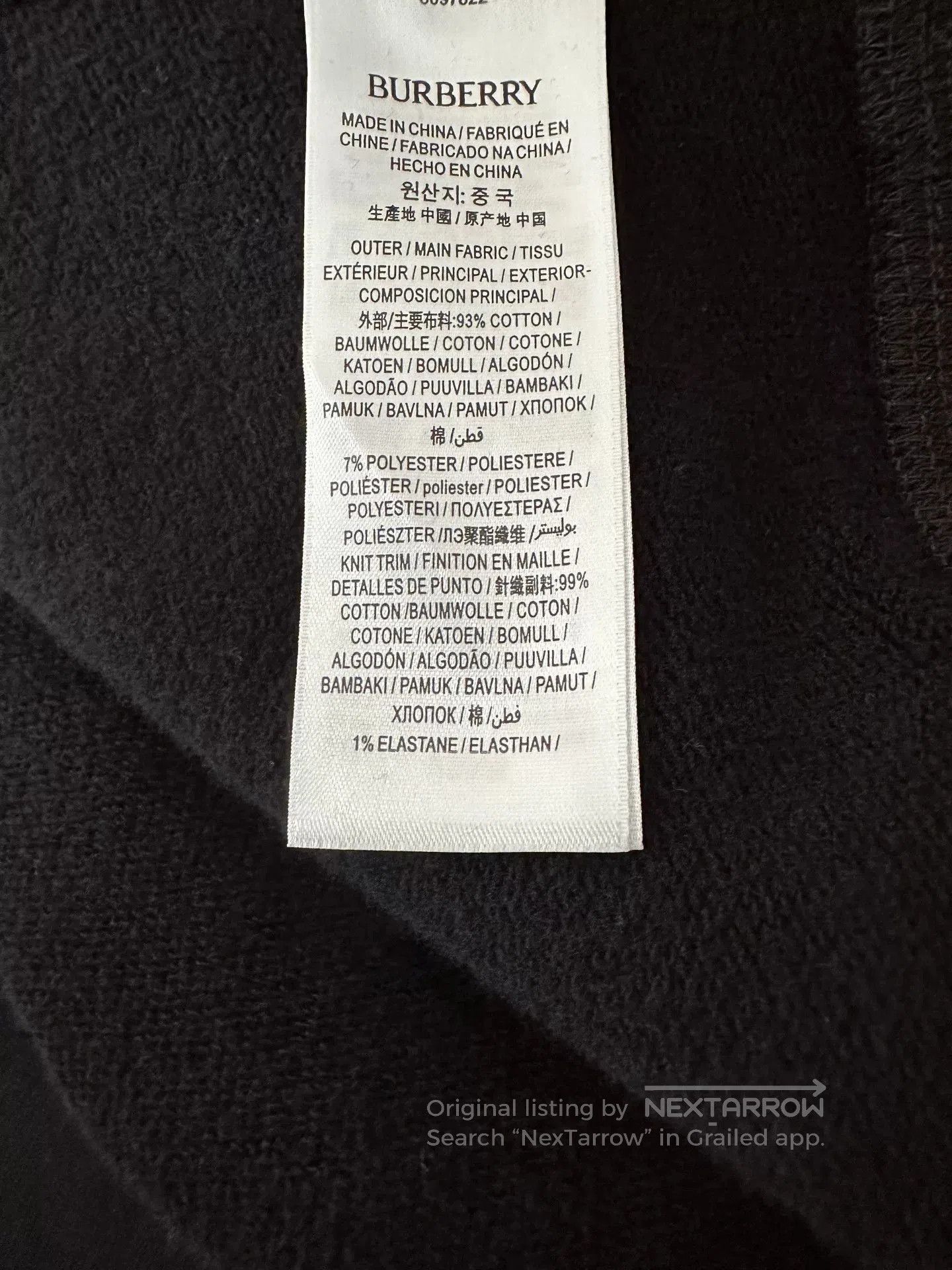 Burberry Burberry Black Sweatshirt L Size. Size US L / EU 52-54 / 3 - 6 Thumbnail