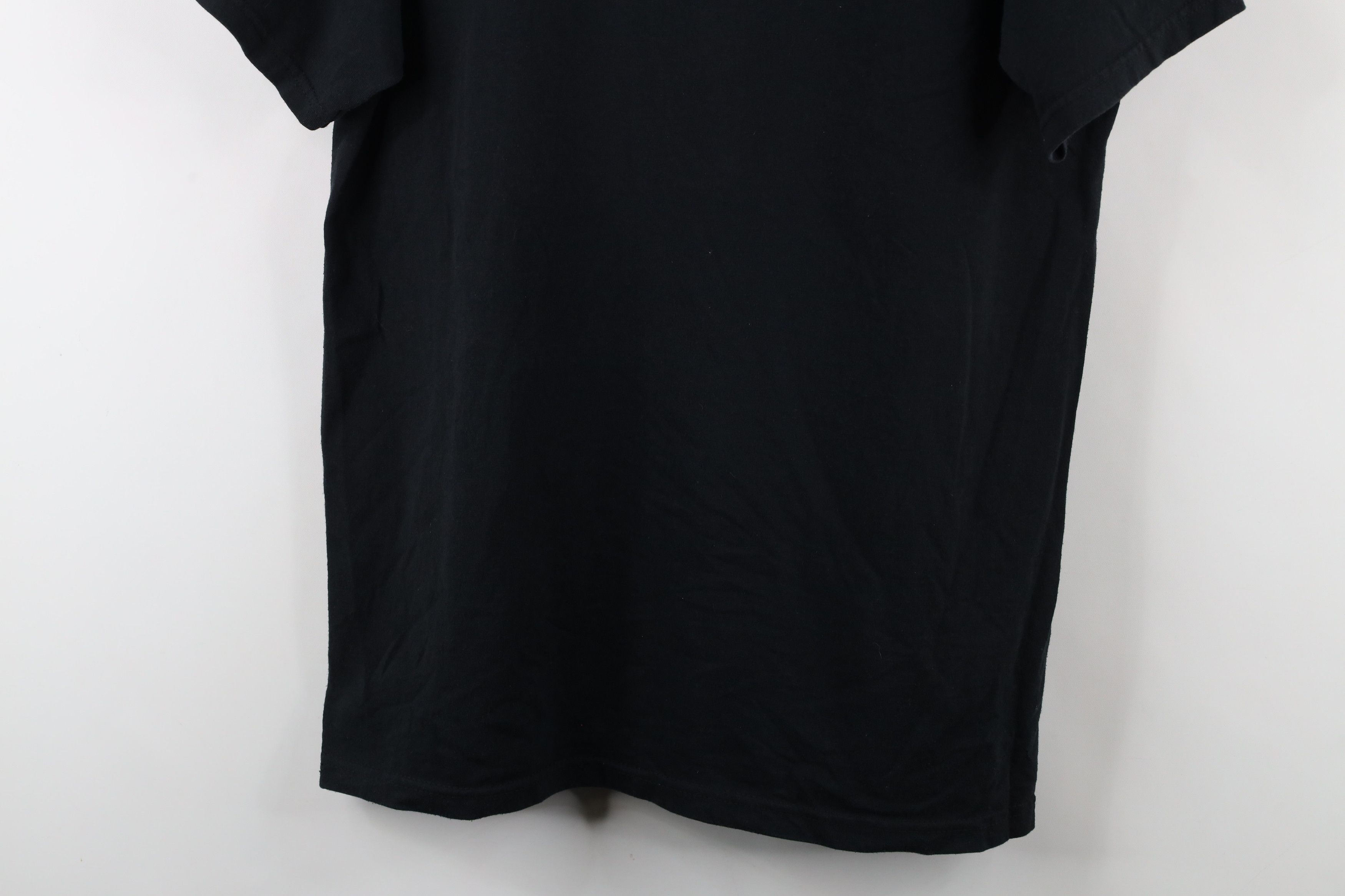 Vintage Vintage 90s Y2K Streetwear Blank Heavyweight T-Shirt Black Size US L / EU 52-54 / 3 - 3 Thumbnail