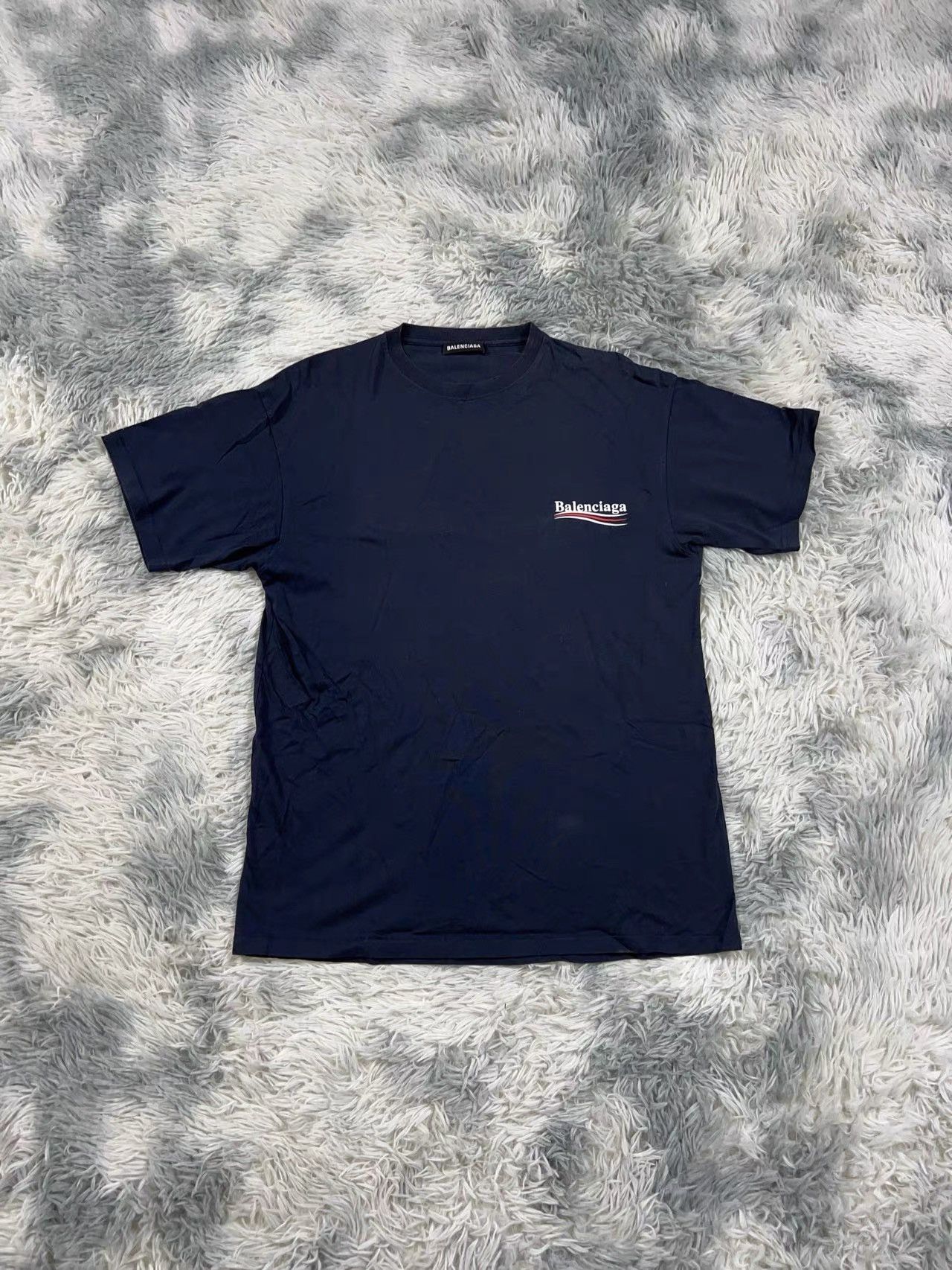Balenciaga Balenciaga Wave Short Sleeve K28 Size US XXS / EU 40 - 1 Thumbnail