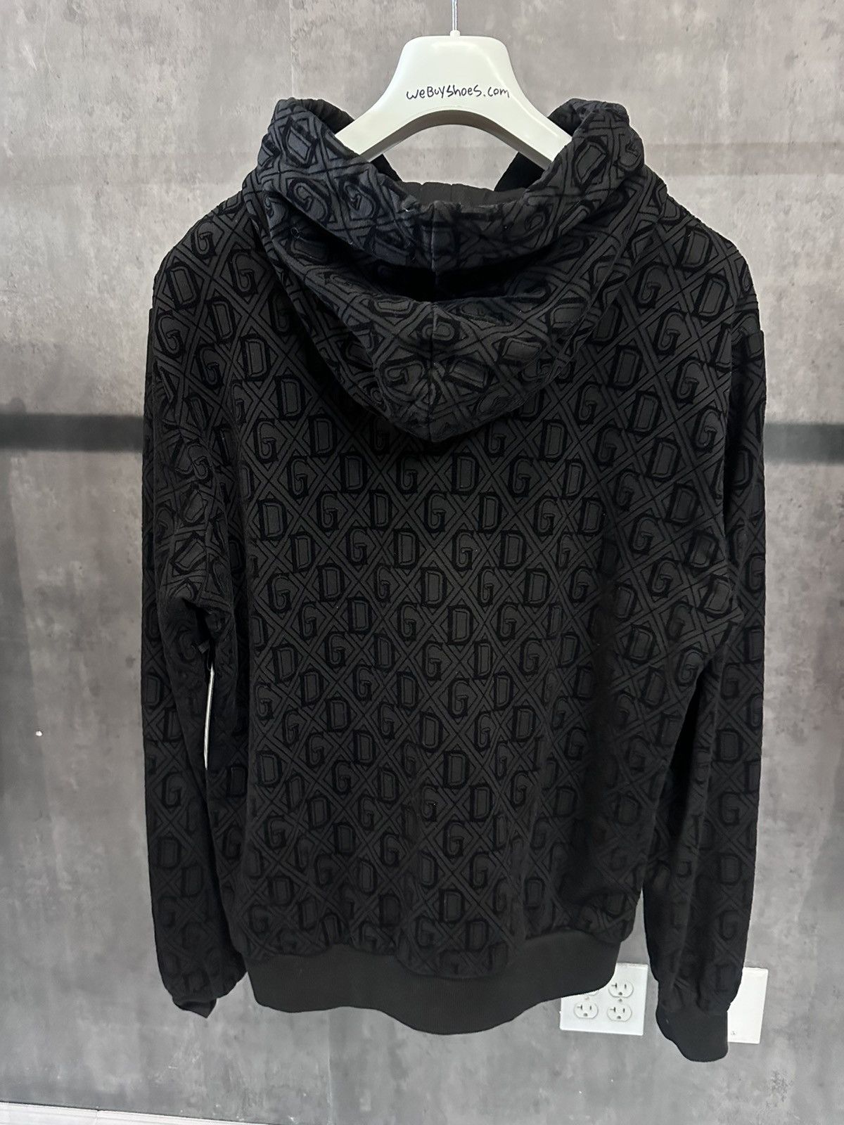 Dolce & Gabbana DOLCE & GABBANA BLACK HOODIE SIZE 56 Size US XL / EU 56 / 4 - 2 Thumbnail