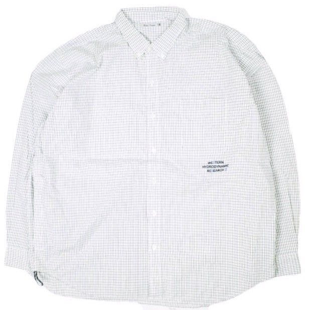 Other Beams SSZ Western Hydrodynamic Research Cotton Check Shirt Limited Textile Dress Shirt 11-11-1296-139 DUTY FREE for USA Size ONE SIZE - 1 Thumbnail