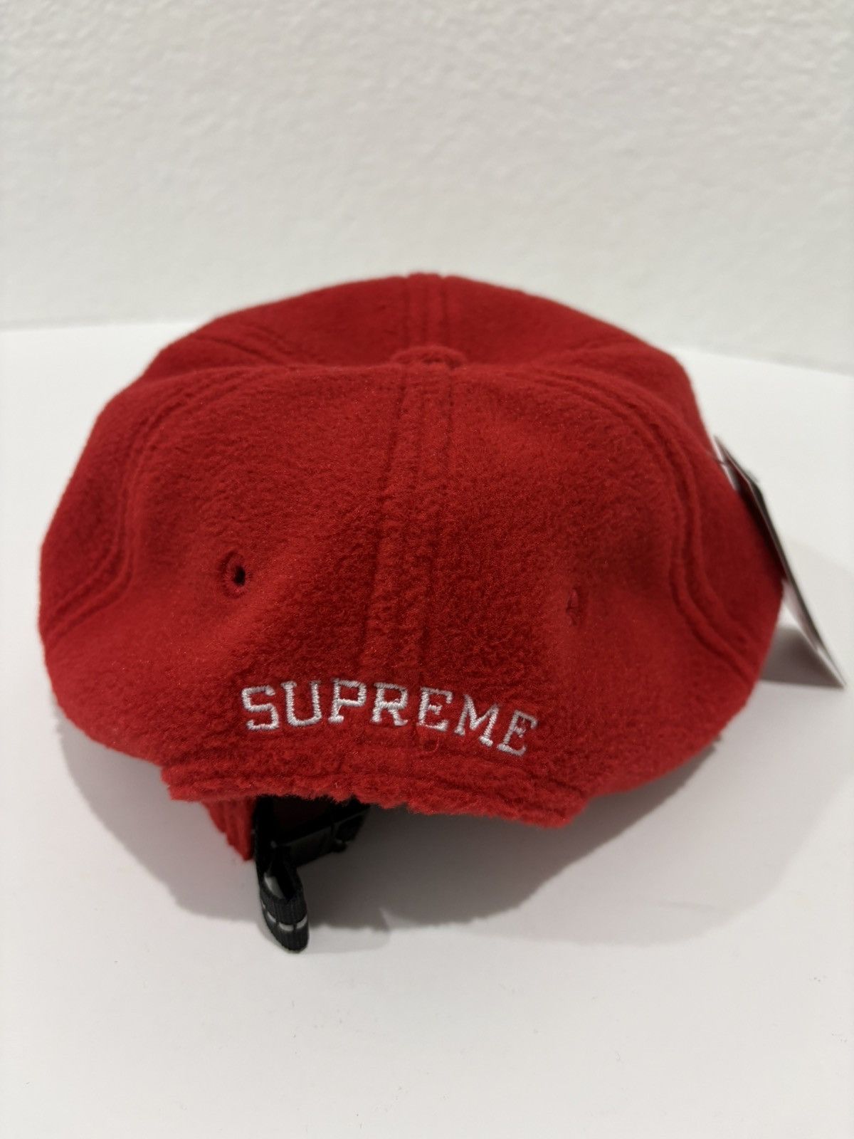 Supreme New w/tags Made in USA Red Supreme Polartec 6 Six panel cap Size ONE SIZE - 3 Thumbnail