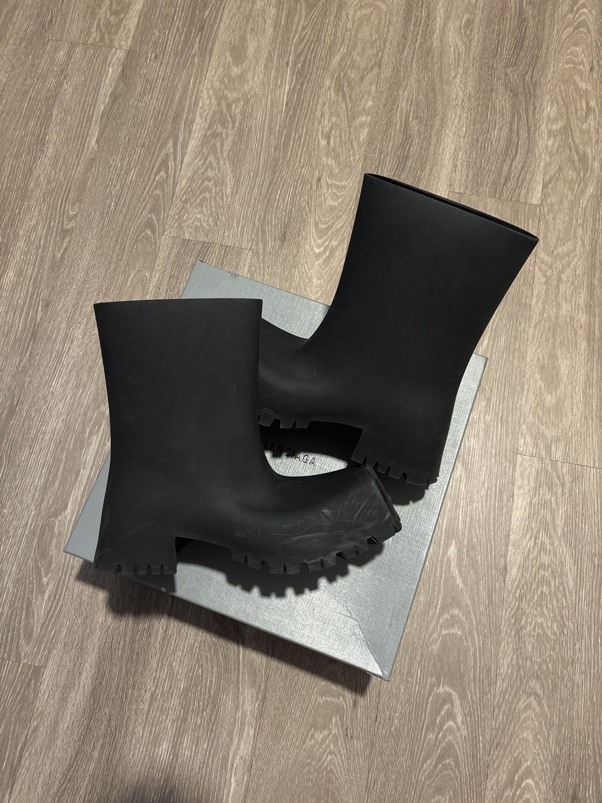 靴 balenciaga trooper 43 Balenciaga Trooper Rubber Boots | eBay