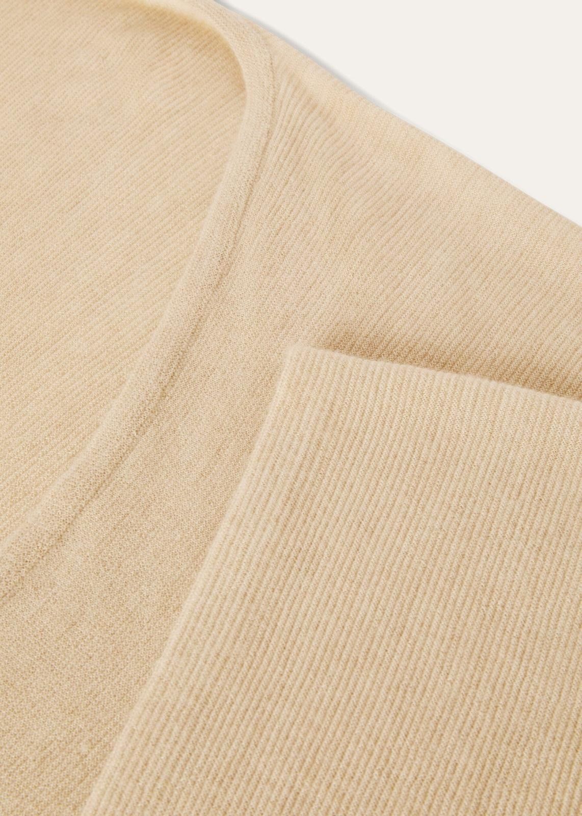 Loro Piana o1srvl11e1124 Cocooning Soft Regular-Fit Knit Shrug in Beige Size L / US 10 / IT 46 - 3 Thumbnail