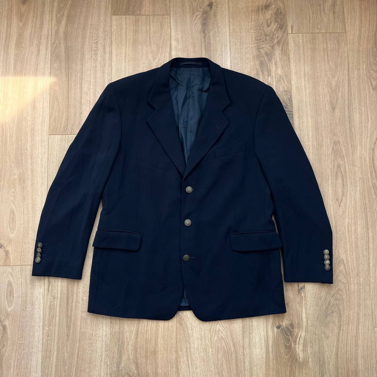 Image of Vintage x YVES Saint Laurent Blazer in Blue, Women's (Size 2XL)