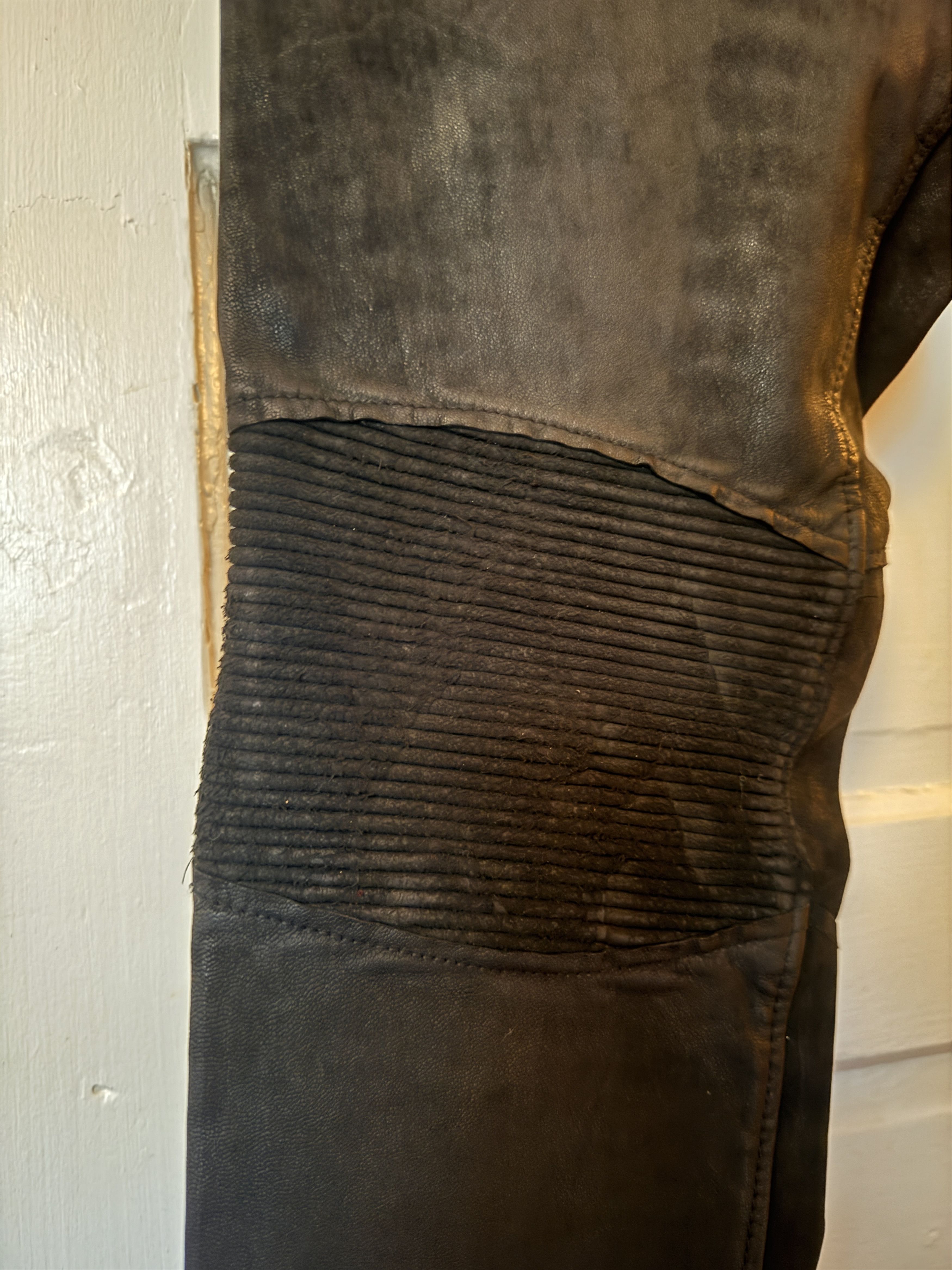 Preach Biker leather pants by Preach, Size S (fits like 32W/30L) Size US 32 / EU 48 - 5 Thumbnail