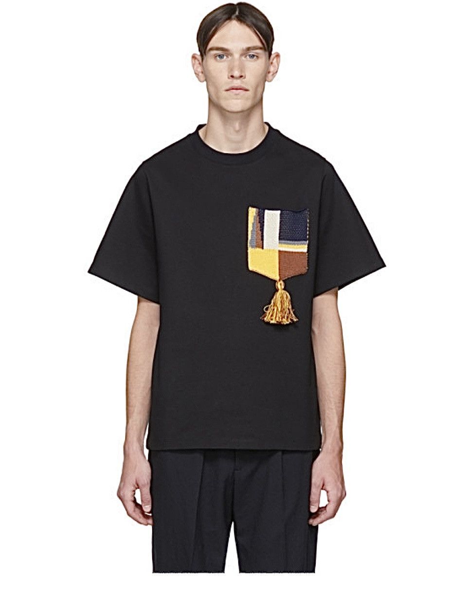 Jil Sander JIL SANDER BLACK POCKET TASSEL TSHIRT Size US XS / EU 42 / 0 - 2 Thumbnail