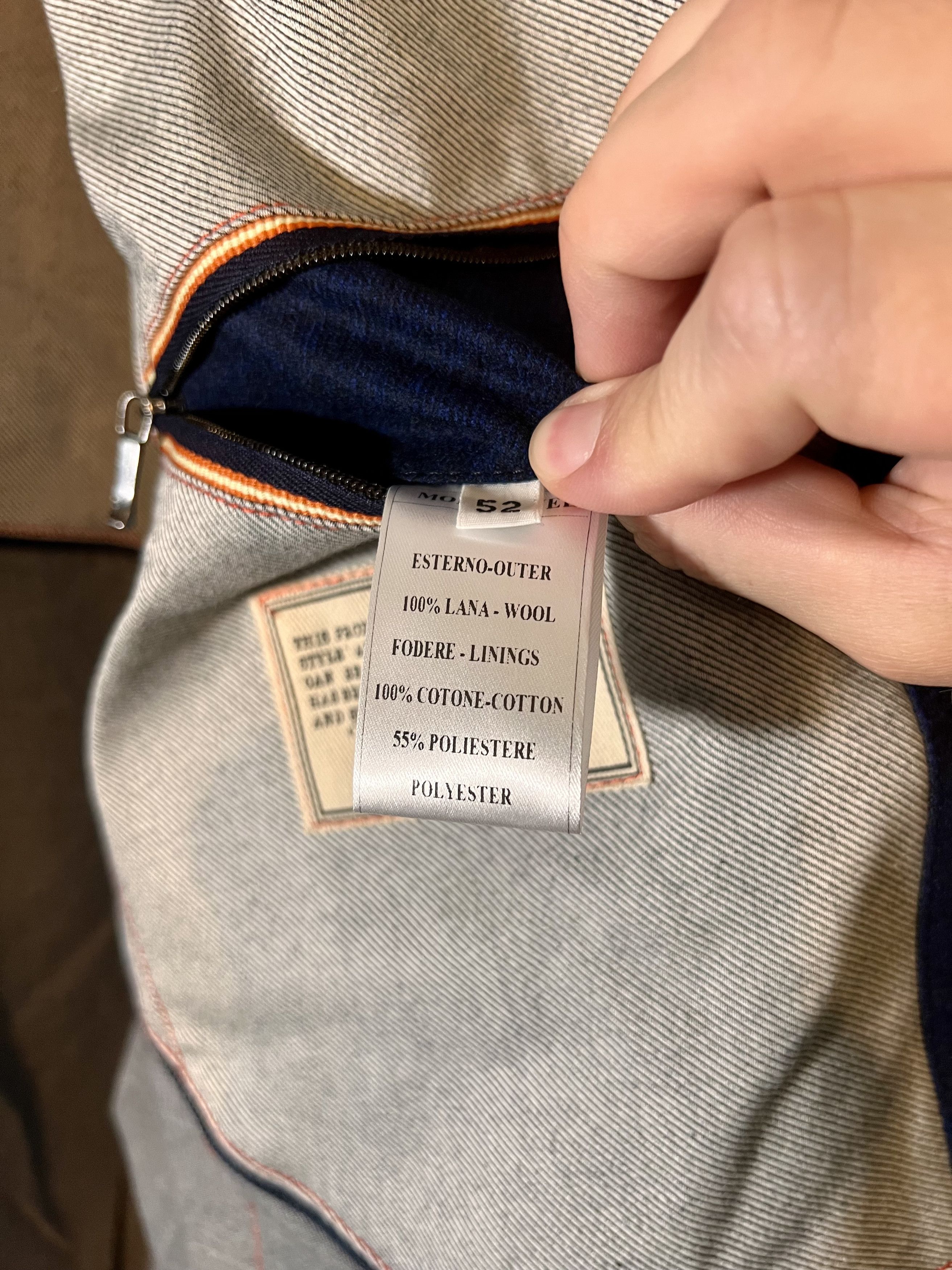 Neiman Marcus × Vitale Barberis Canonico Heavy Wool Jacket made in Italy Parka Size US L / EU 52-54 / 3 - 5 Thumbnail