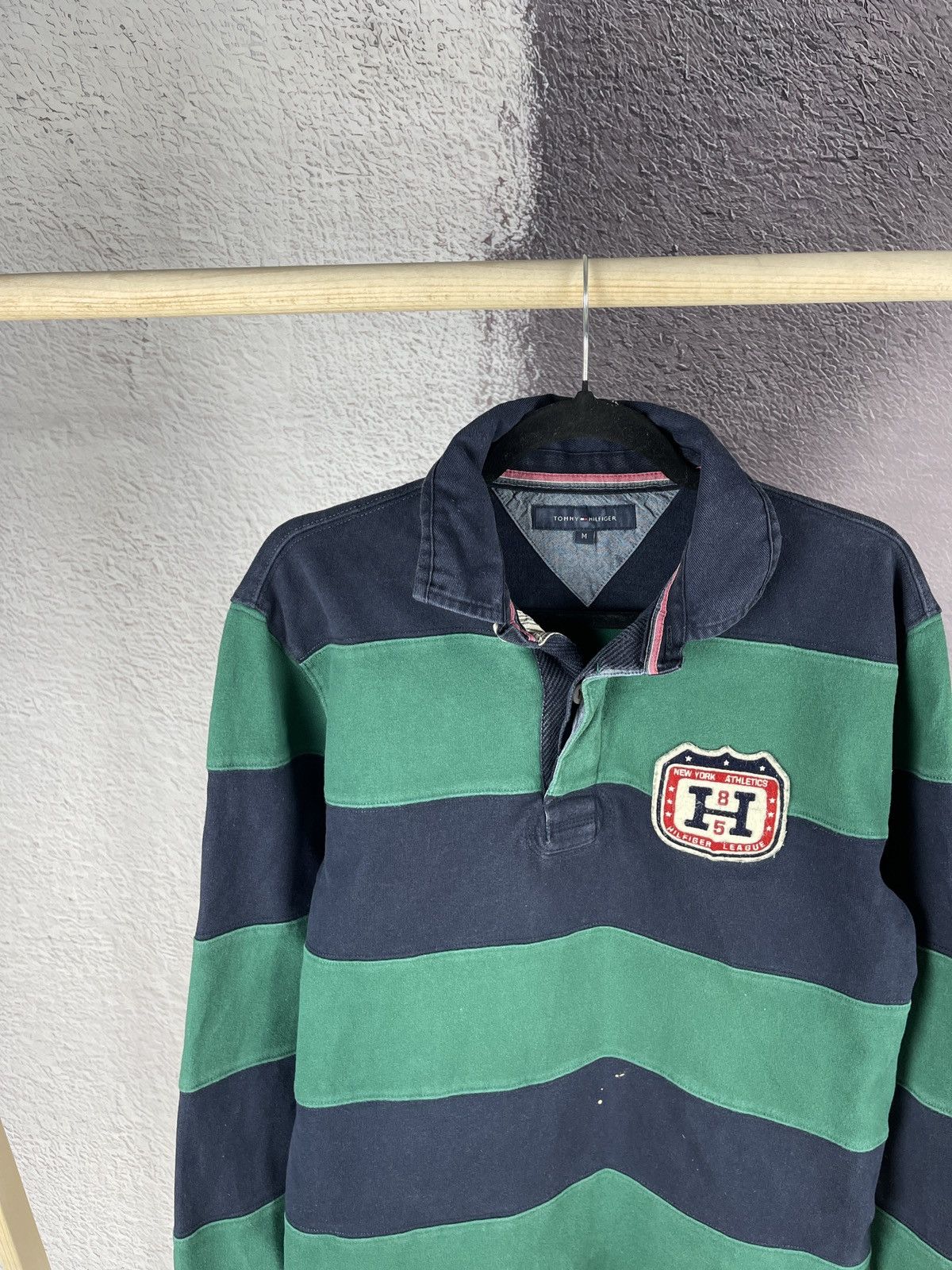 Tommy Hilfiger Tommy Hilfiger vintage striped rugby long sleeve polo Size US M / EU 48-50 / 2 - 3 Thumbnail