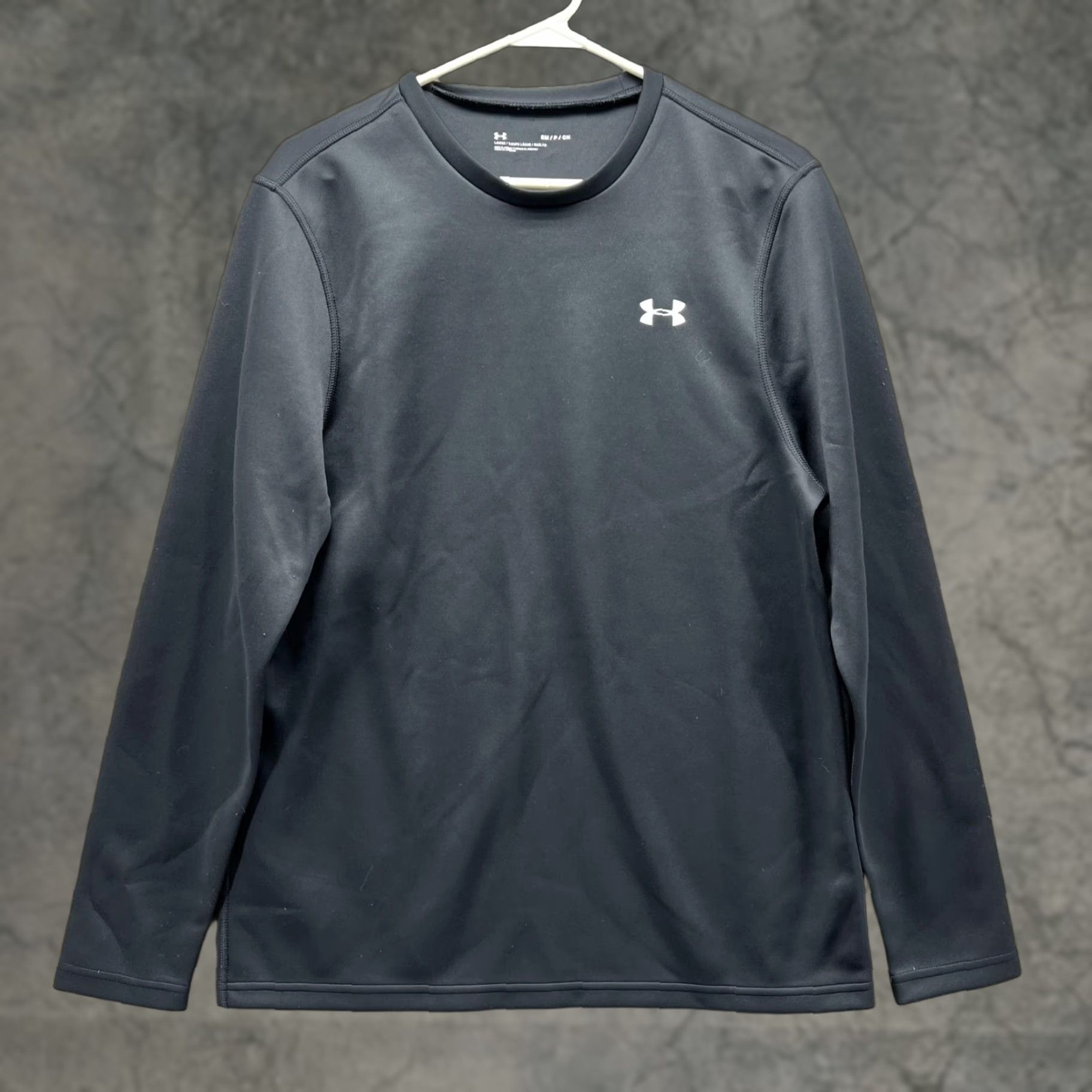 Under Armour Under Armour Sweater Men Small Black Pullover Crew Neck Knit Polyester Size US S / EU 44-46 / 1 - 1 Thumbnail